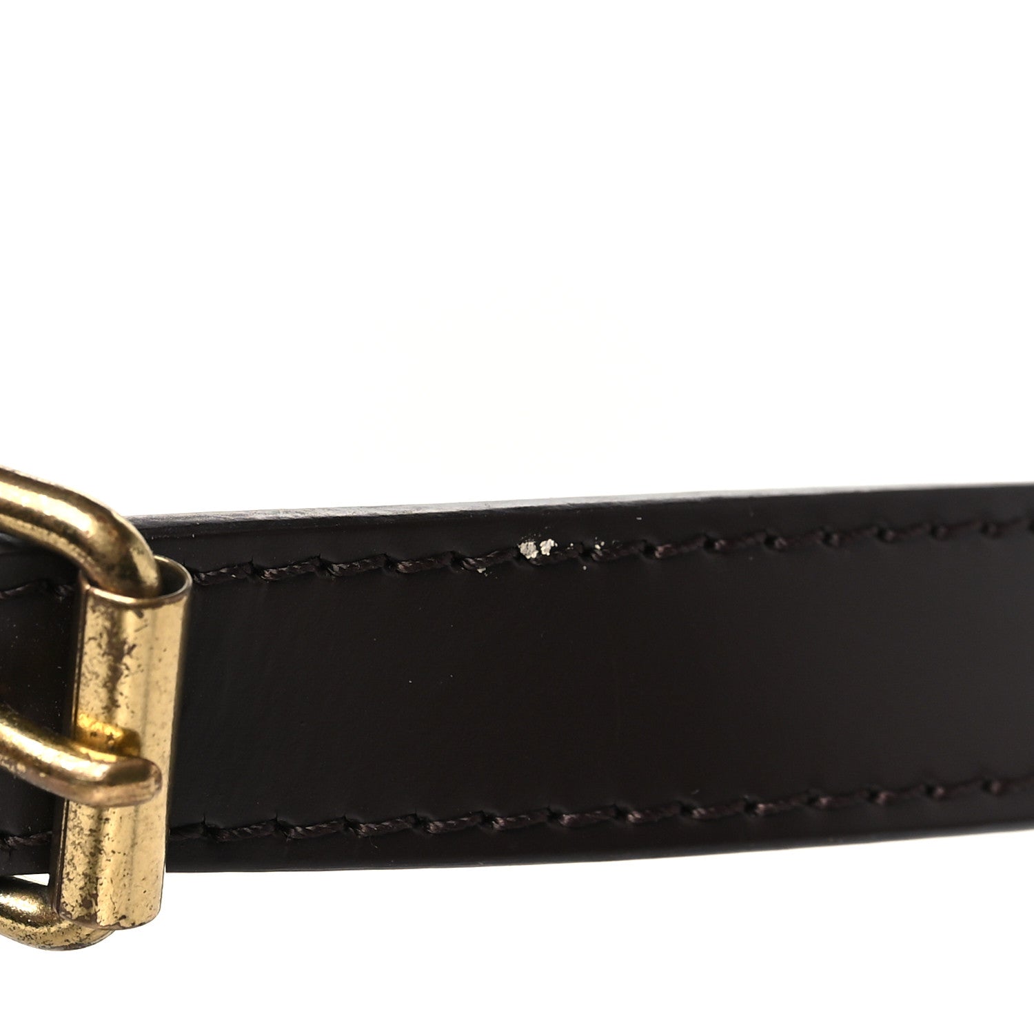 Calfskin Adjustable Speedy Bandouliere Shoulder Strap Brown