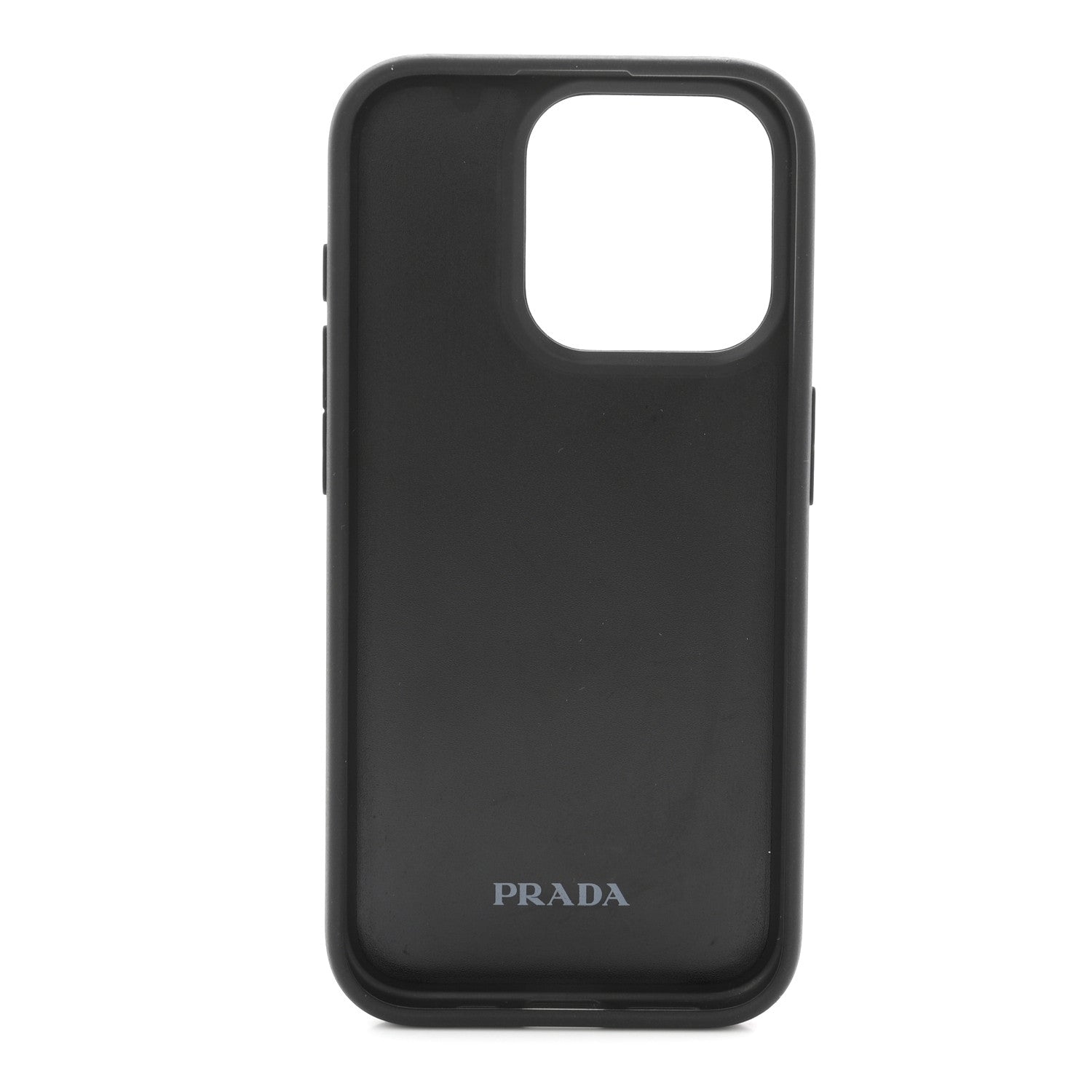 Saffiano iPhone 15 Pro Case Black