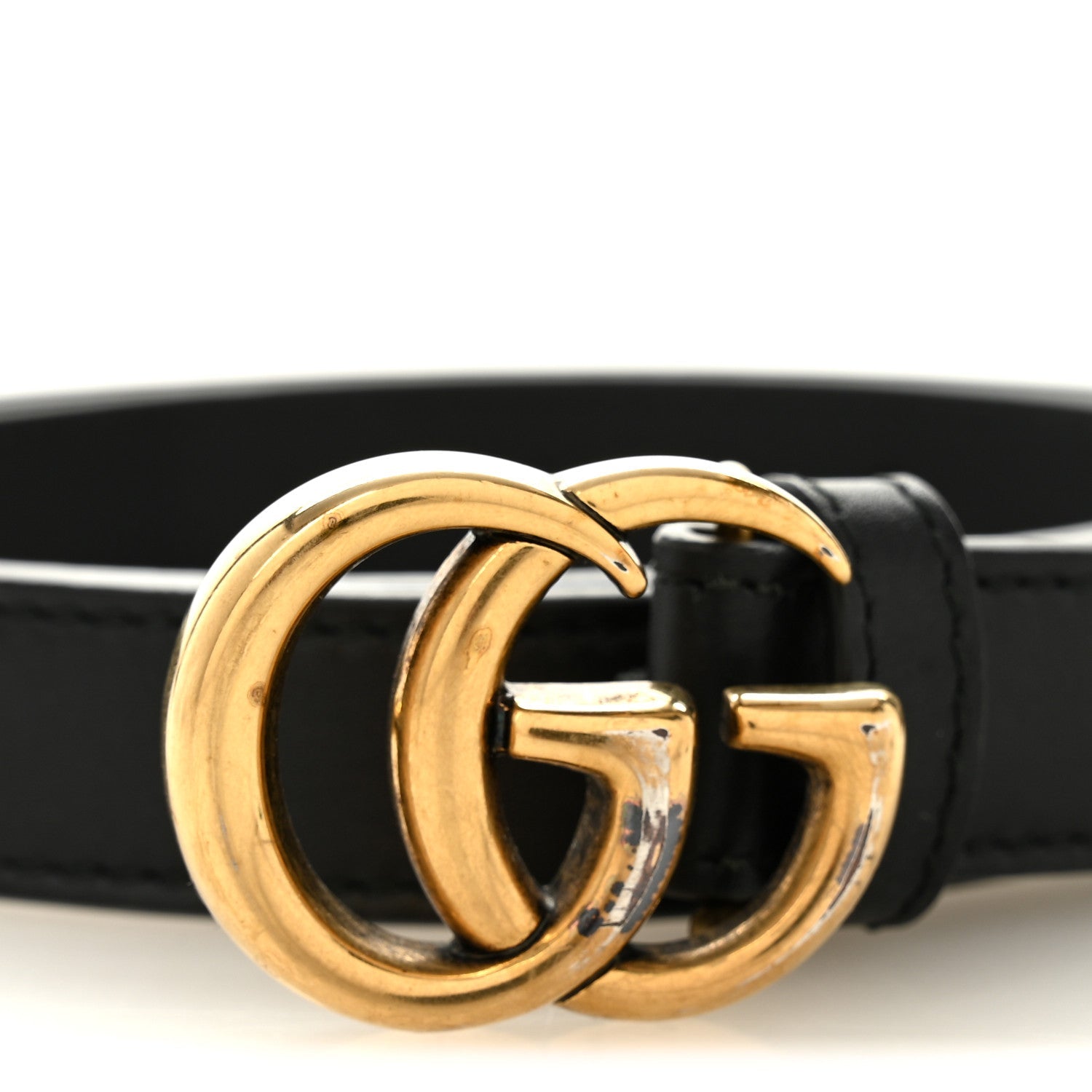 Calfskin Double G 20mm Belt 90 36 Black