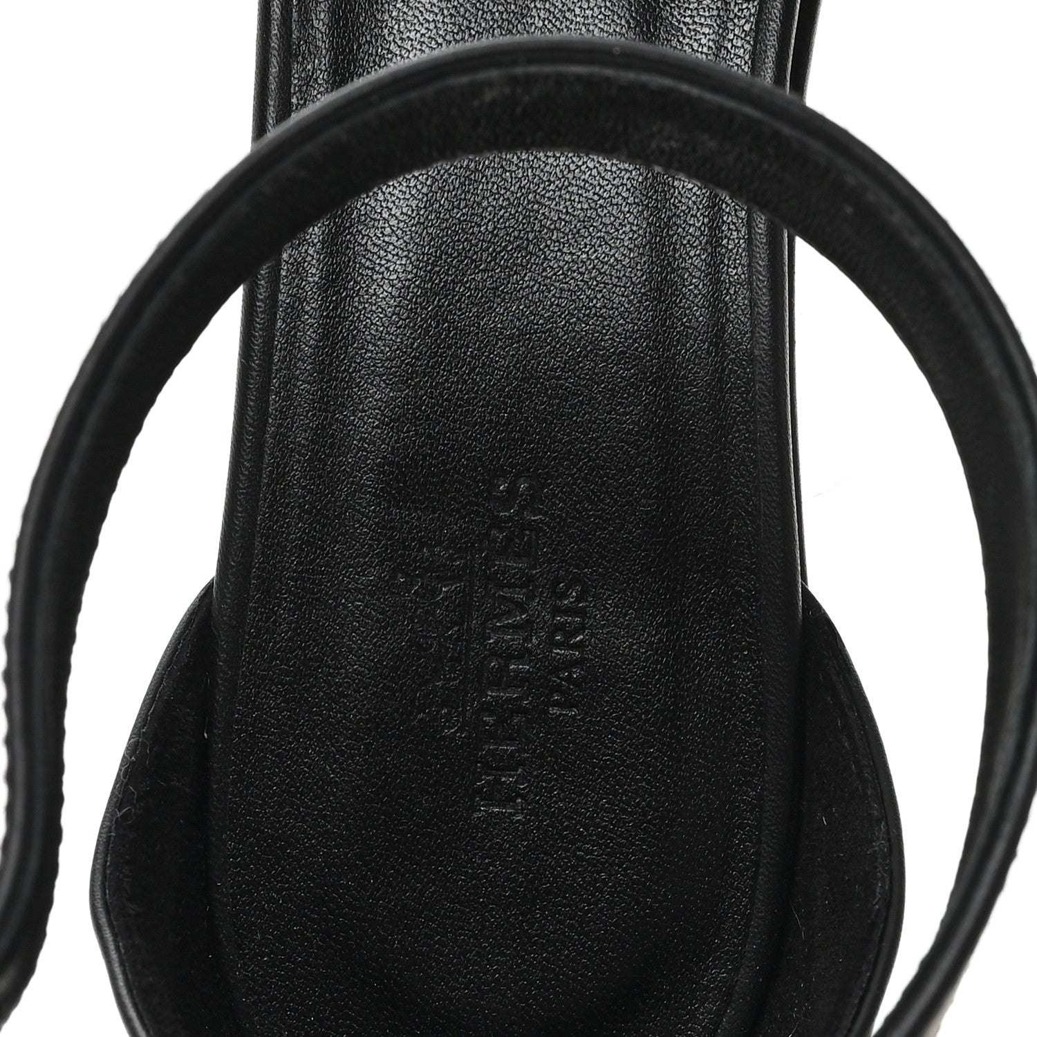 Goatskin Elda Espadrille Wedge Sandals 39 Black