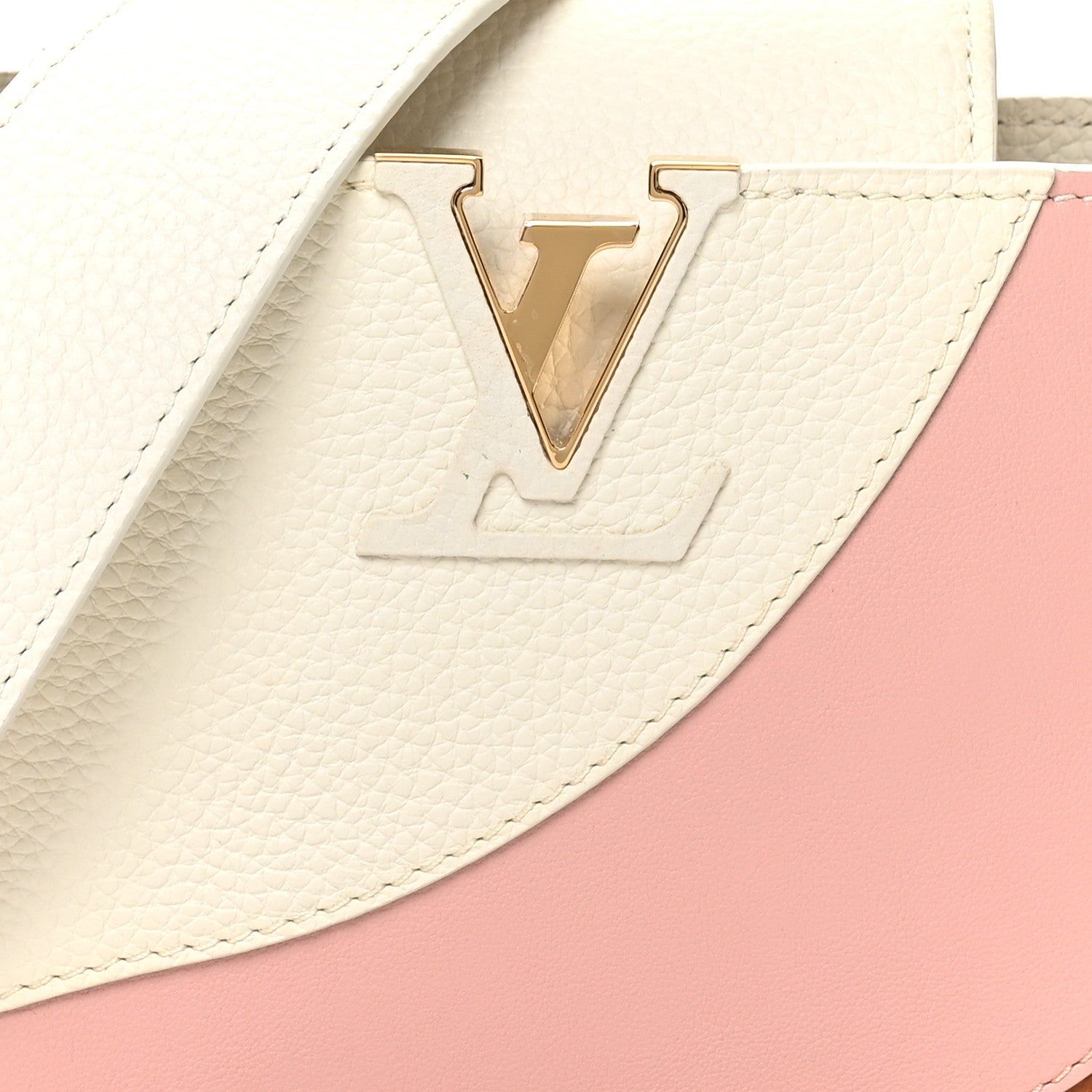 Taurillon Calfskin Patent Gelato Mini Capucines Fraise Pink