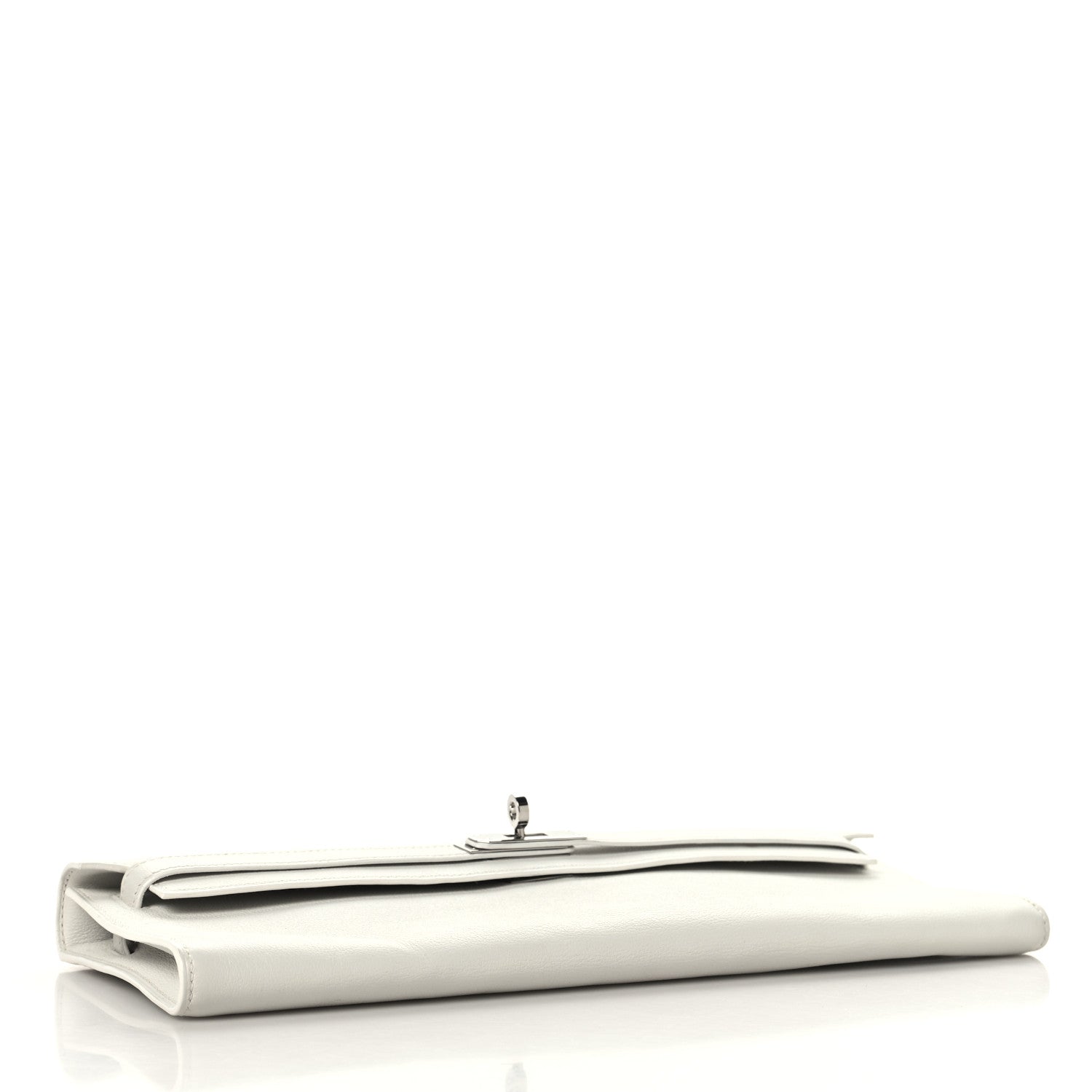 Swift Kelly Cut Clutch Pochette White