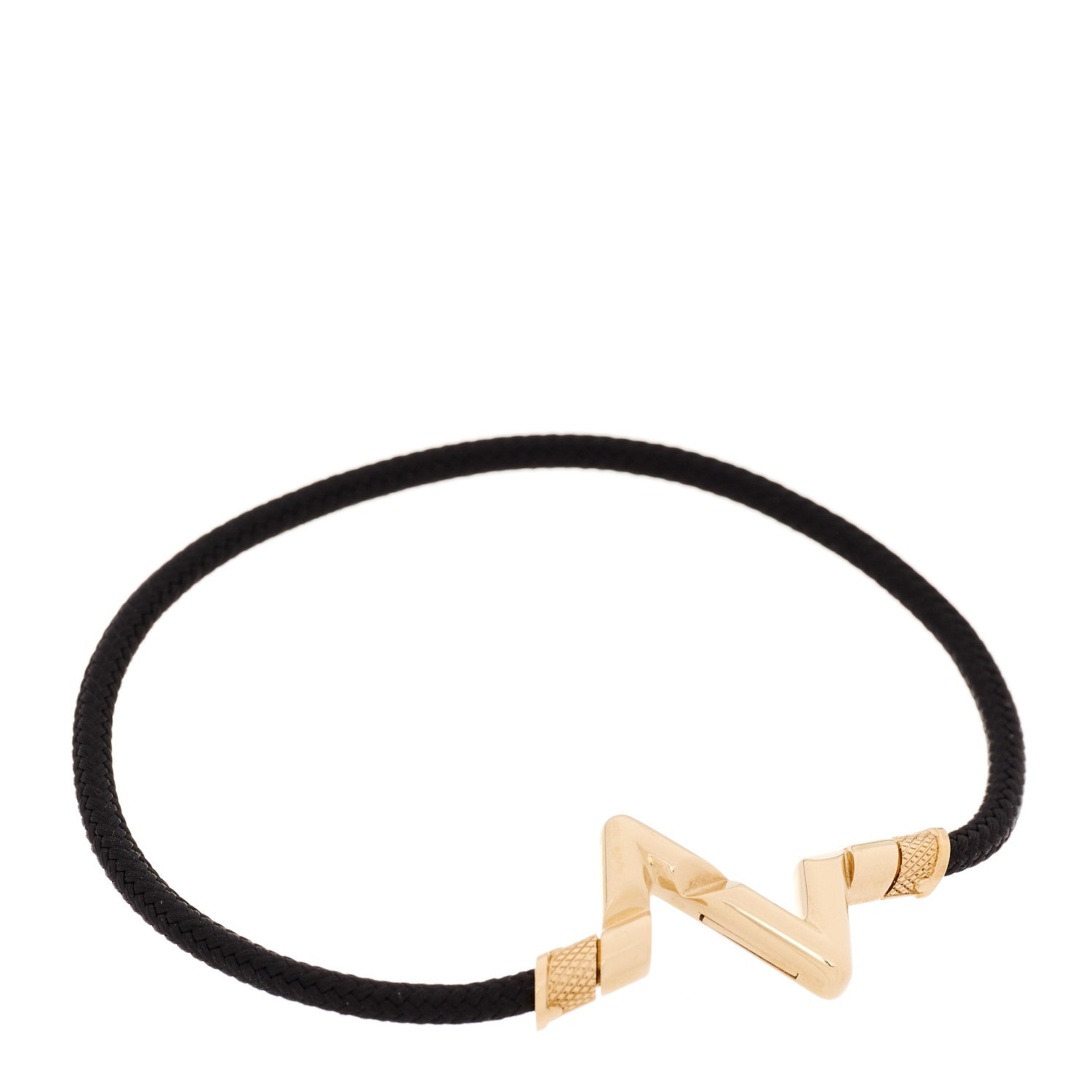 18K Yellow Gold Volt Upside Down Chain Bracelet Multi