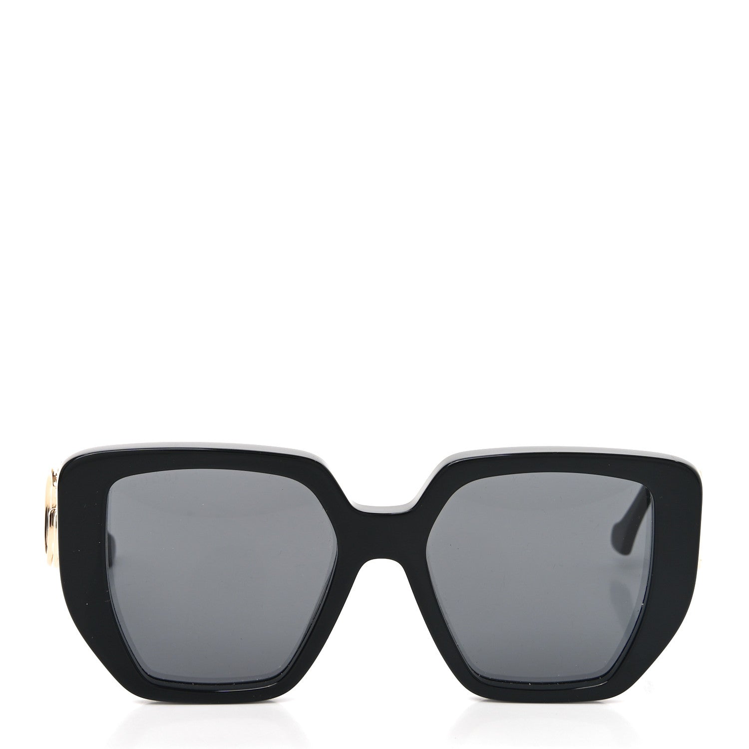 Acetate Square Frame Sunglasses GG0956S Black