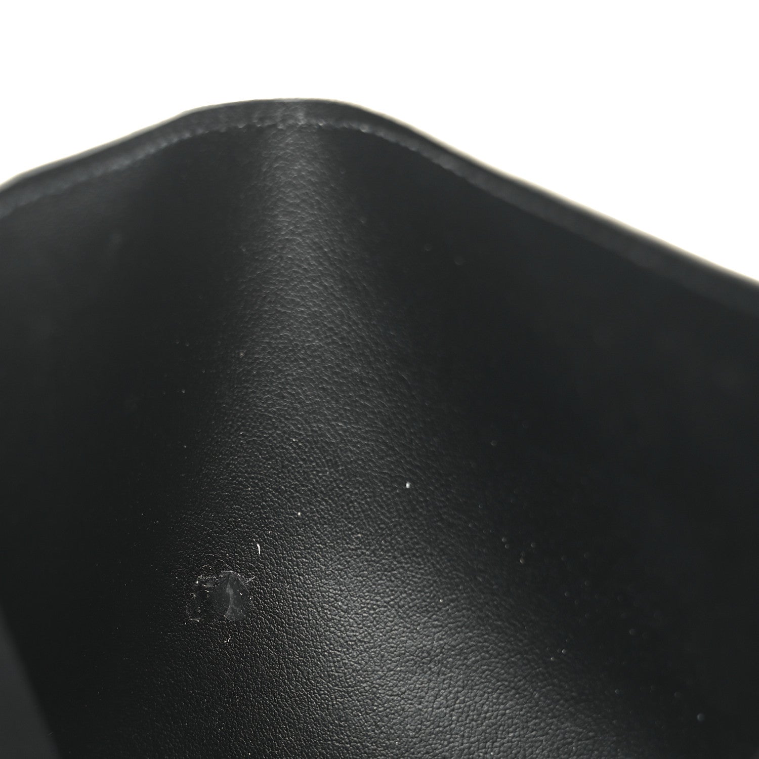 Calfskin Felicie Chain Wallet Card Holder Insert Black