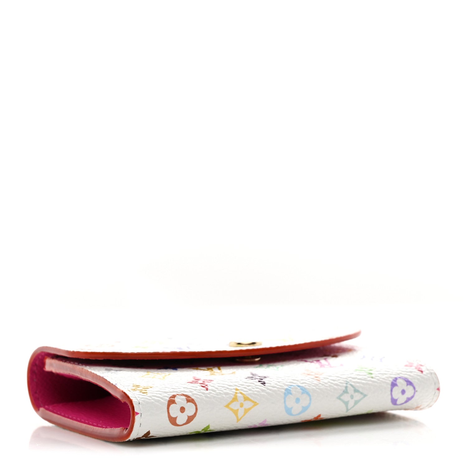 LV X TM Monogram Multicolor Rosalie Coin Purse White Kawaii Pink