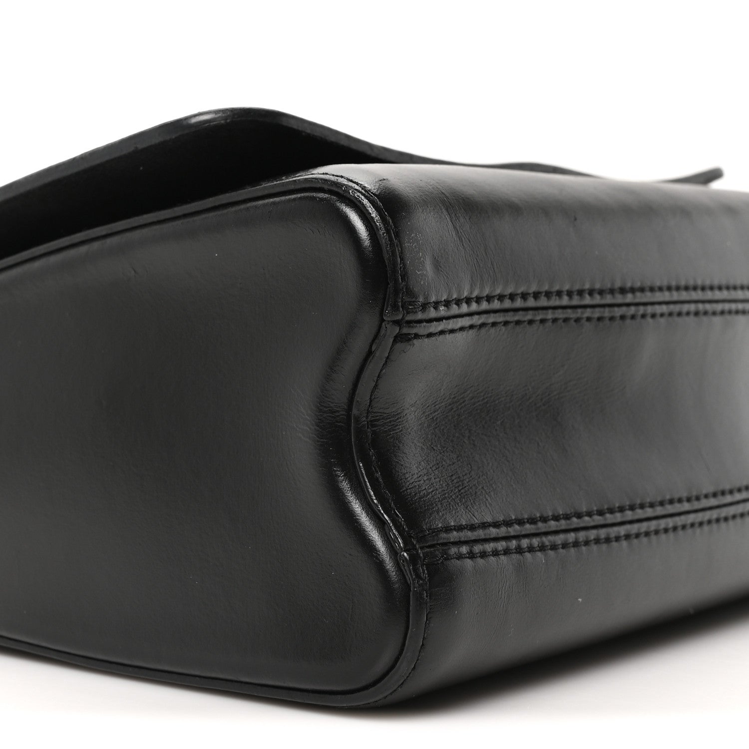 Calfskin Monogram Braided Twist Shoulder Bag MM Black