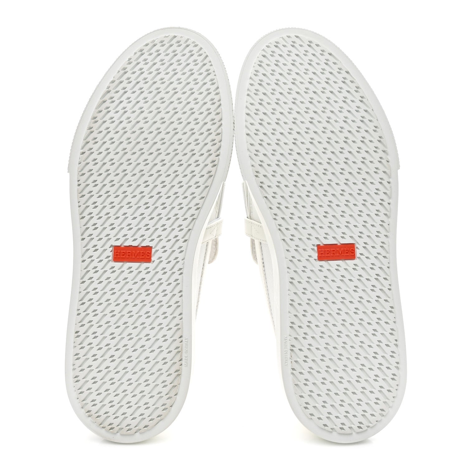 Epsom Calfskin Game Slip On Fringe Sneakers 38 White