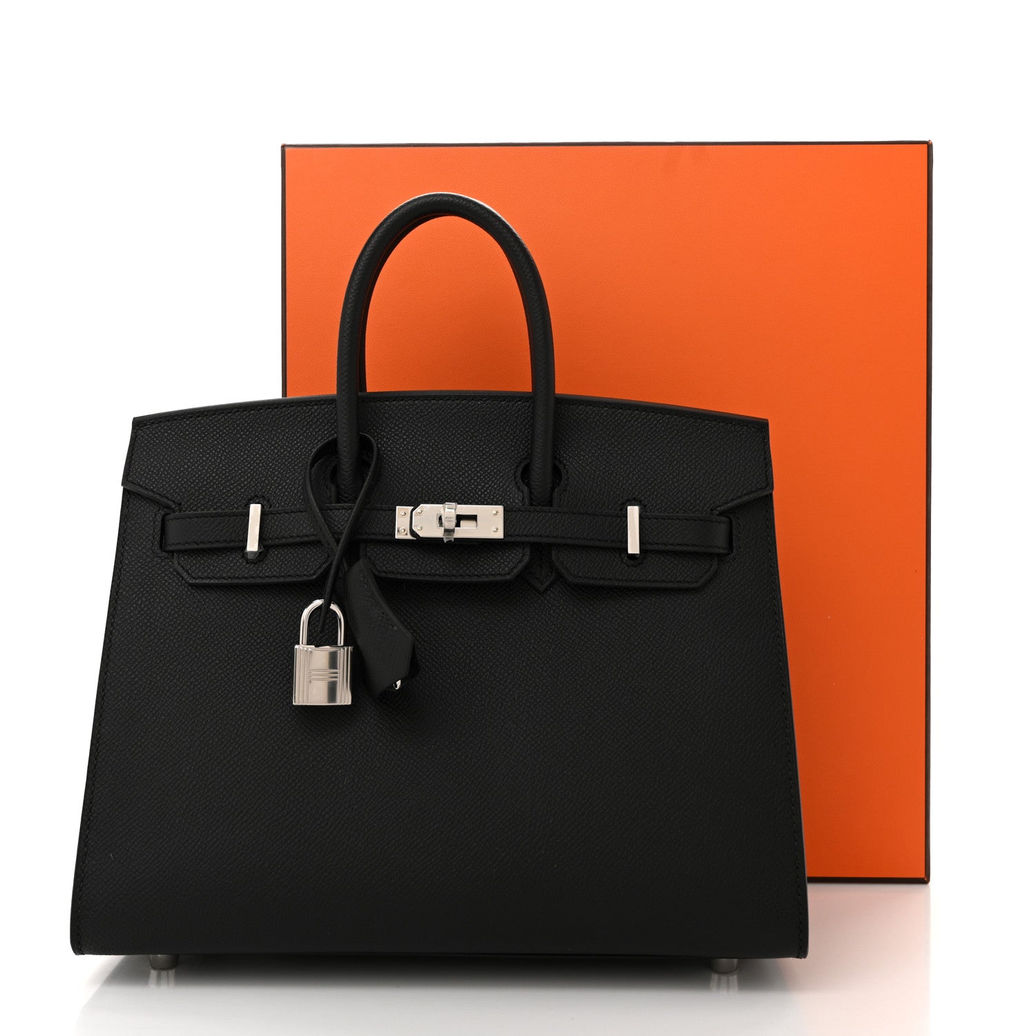 Epsom Birkin Sellier 25 Black