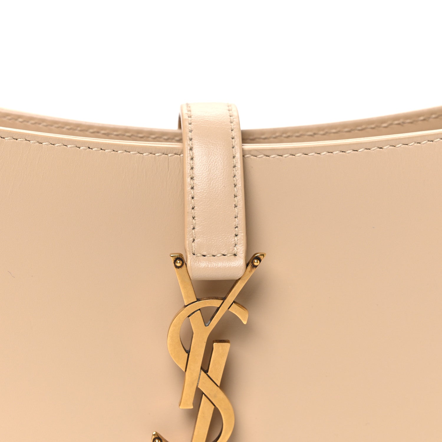Smooth Calfskin Le 5 A 7 Hobo Dark Beige