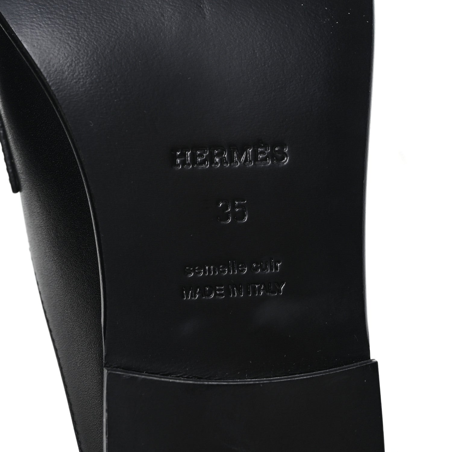 Calfskin Iota Mules 35 Black