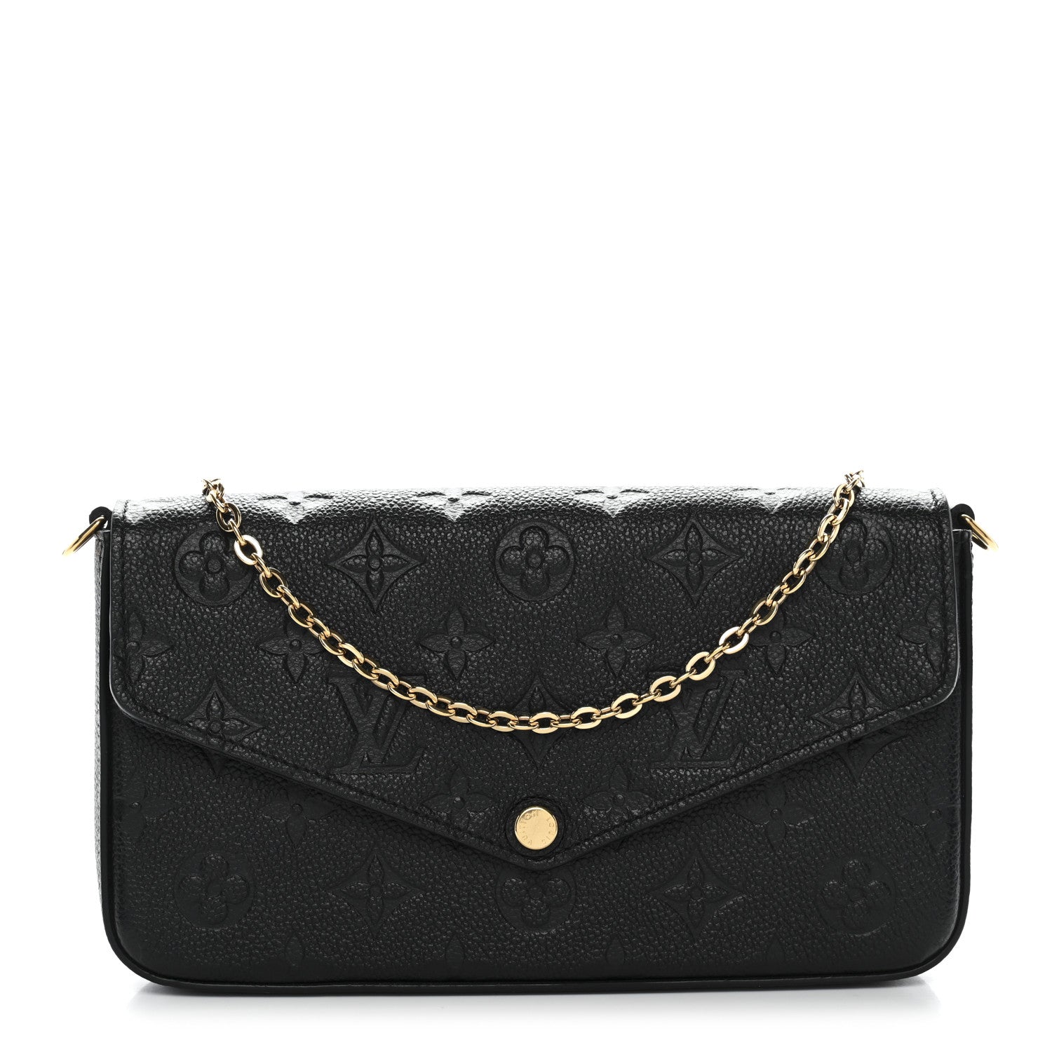 Empreinte Pochette Felicie Chain Wallet Black