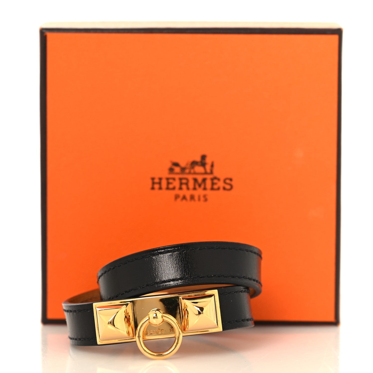 Box Rivale Double Tour Bracelet XS Black