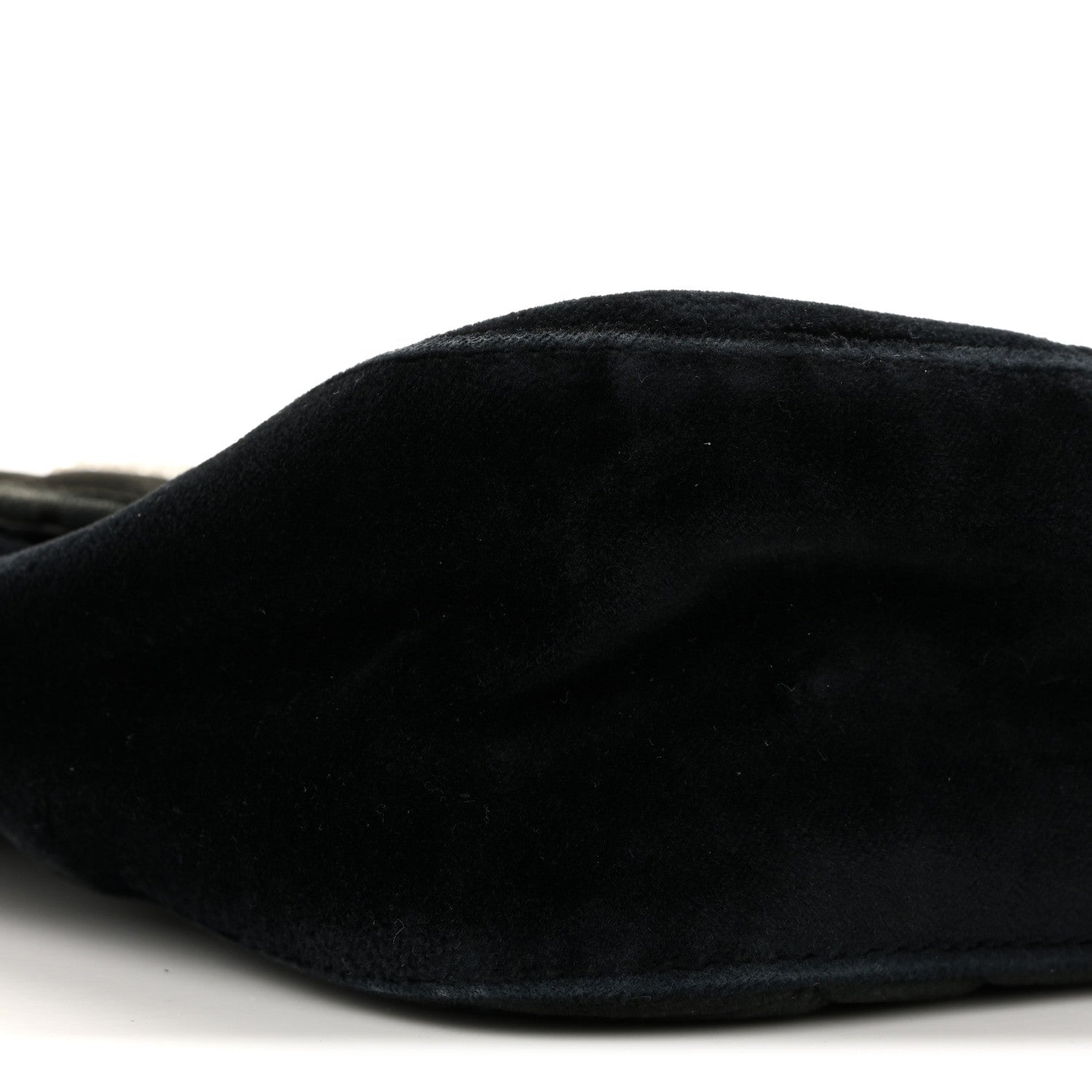 Velvet Matelasse Loved Embroidered Medium GG Marmont Shoulder Bag Black