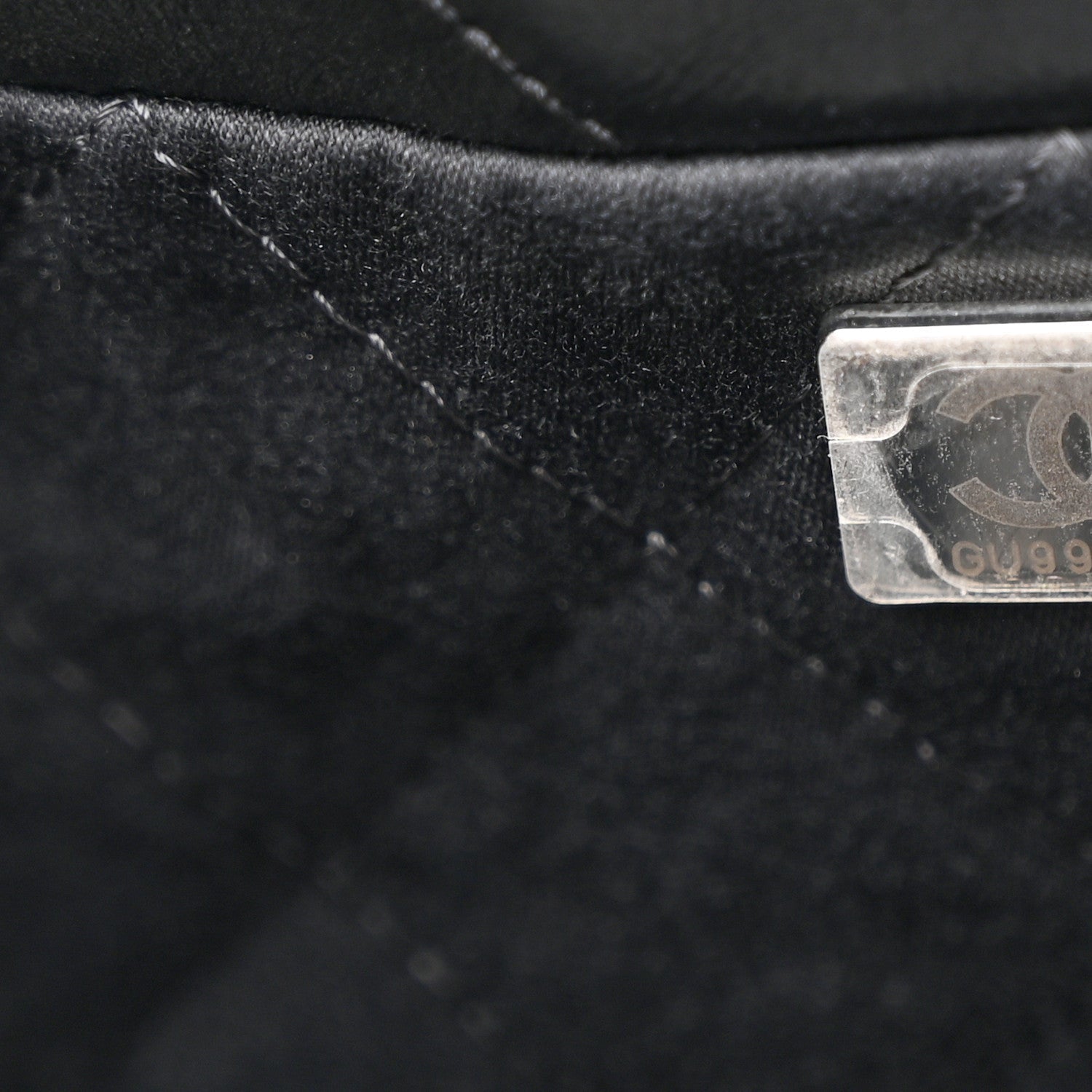 Shiny Calfskin Quilted Small Chanel 22 Black