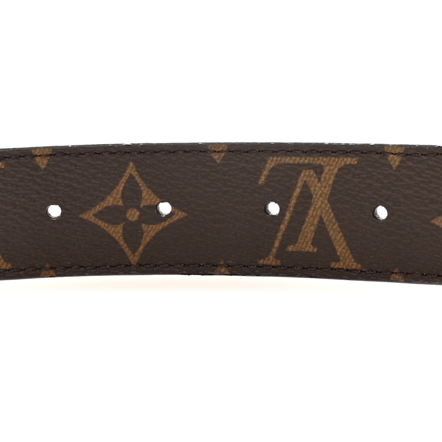 Monogram 30mm LV Initiales Reversible Belt 80 32 Coquelicot