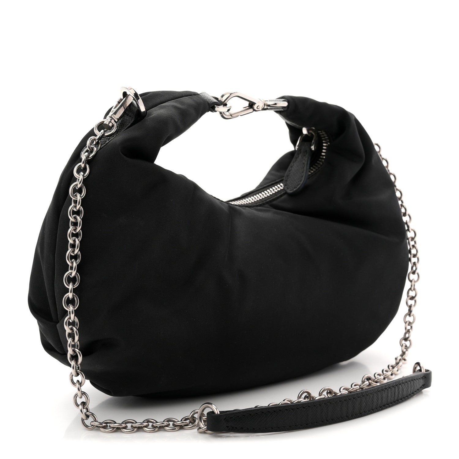 Tessuto Nylon Saffiano Re-Edition 2006 Shoulder Bag Black
