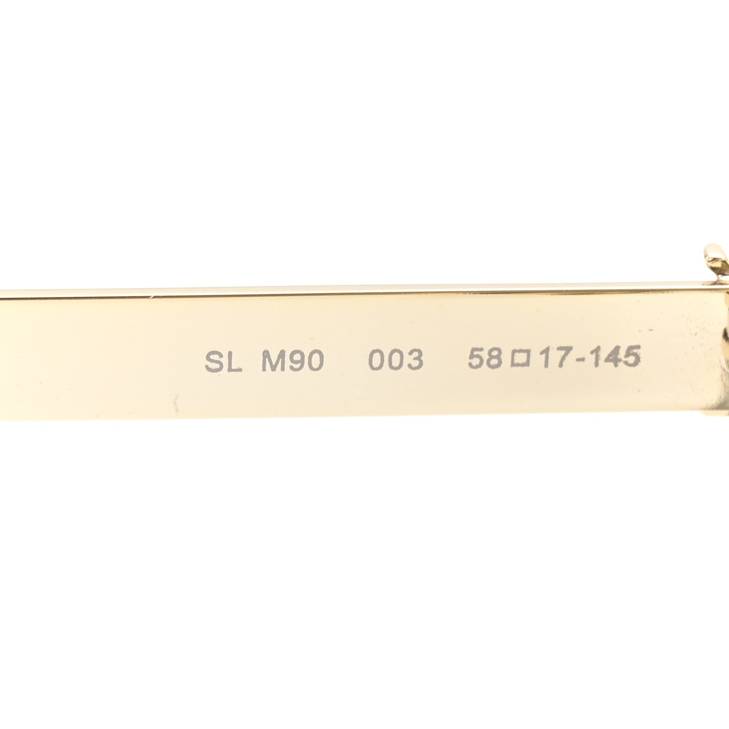 Metal SL M90 Cat Eye Sunglasses Gold