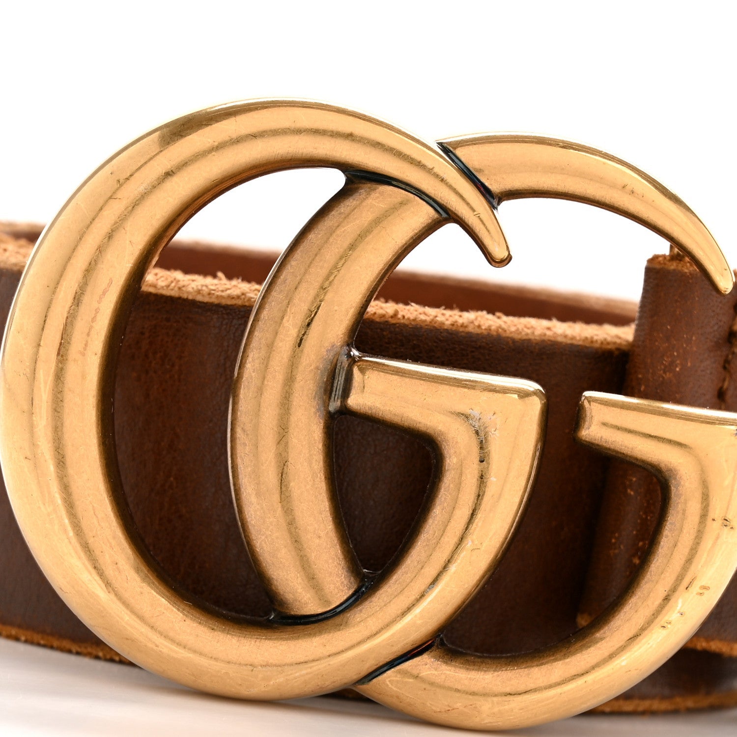 Faded Calfskin Double G 40mm Belt 90 36 Cuir