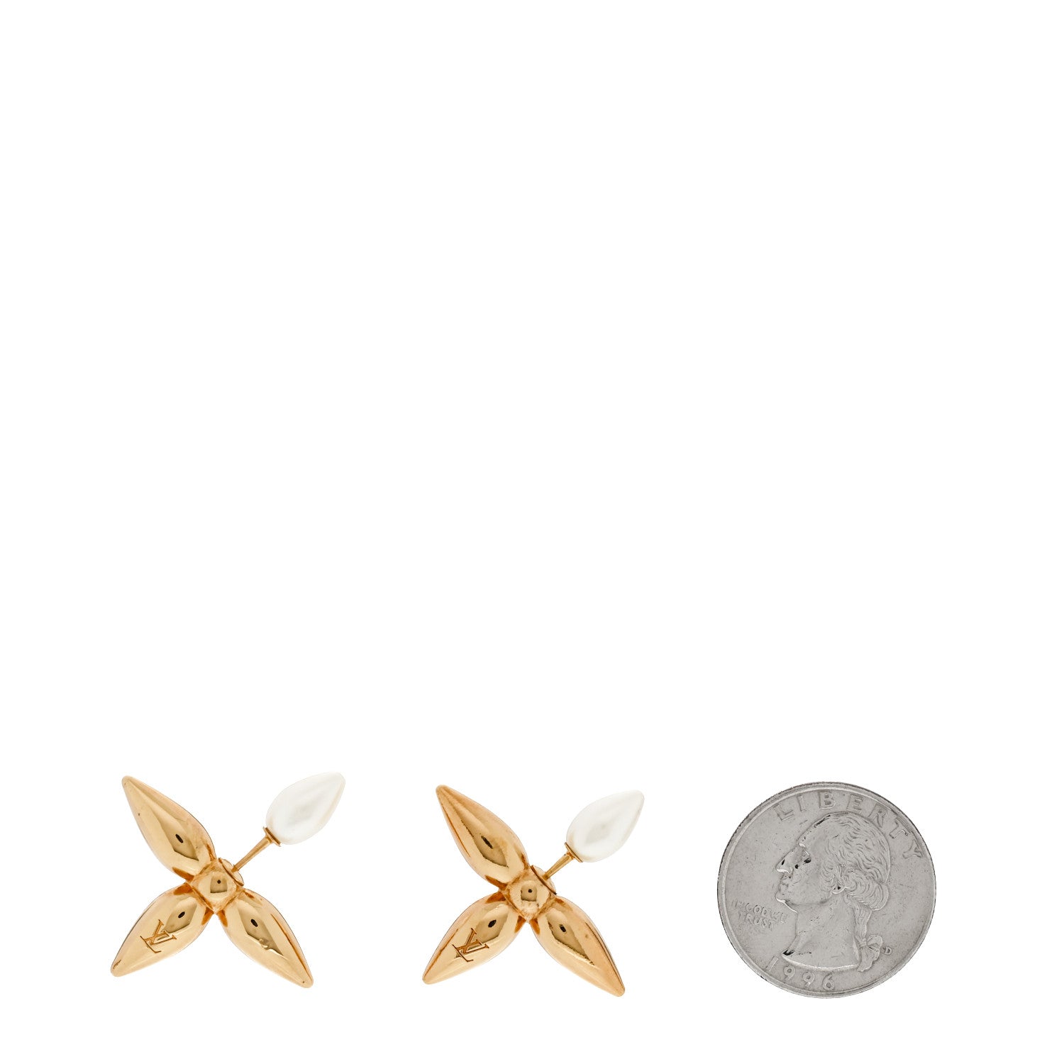 Pearl Louisette By Night Earrings Gold