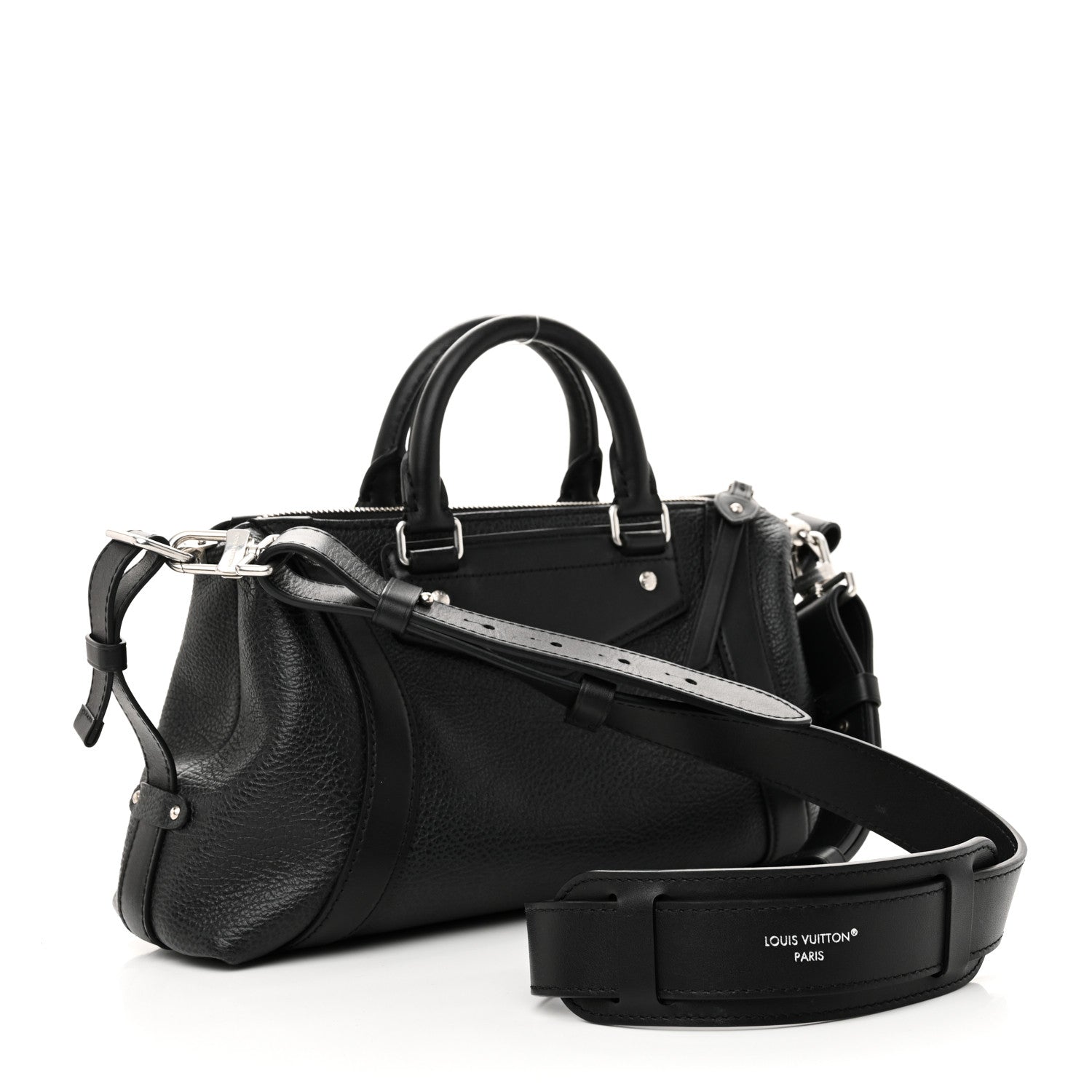 Pixel Lambskin LV Biker PM Black
