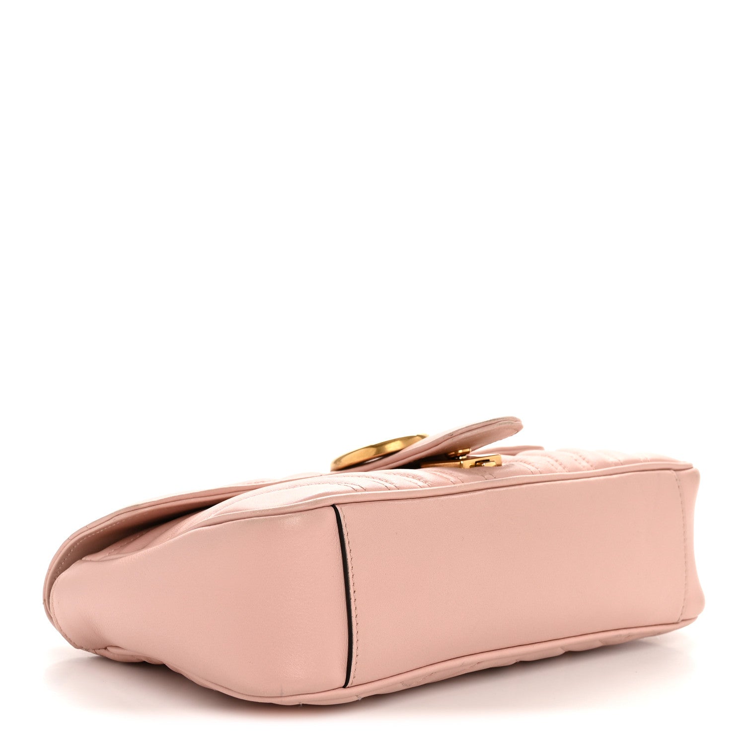 Calfskin Matelasse Small GG Marmont Shoulder Bag Perfect Pink