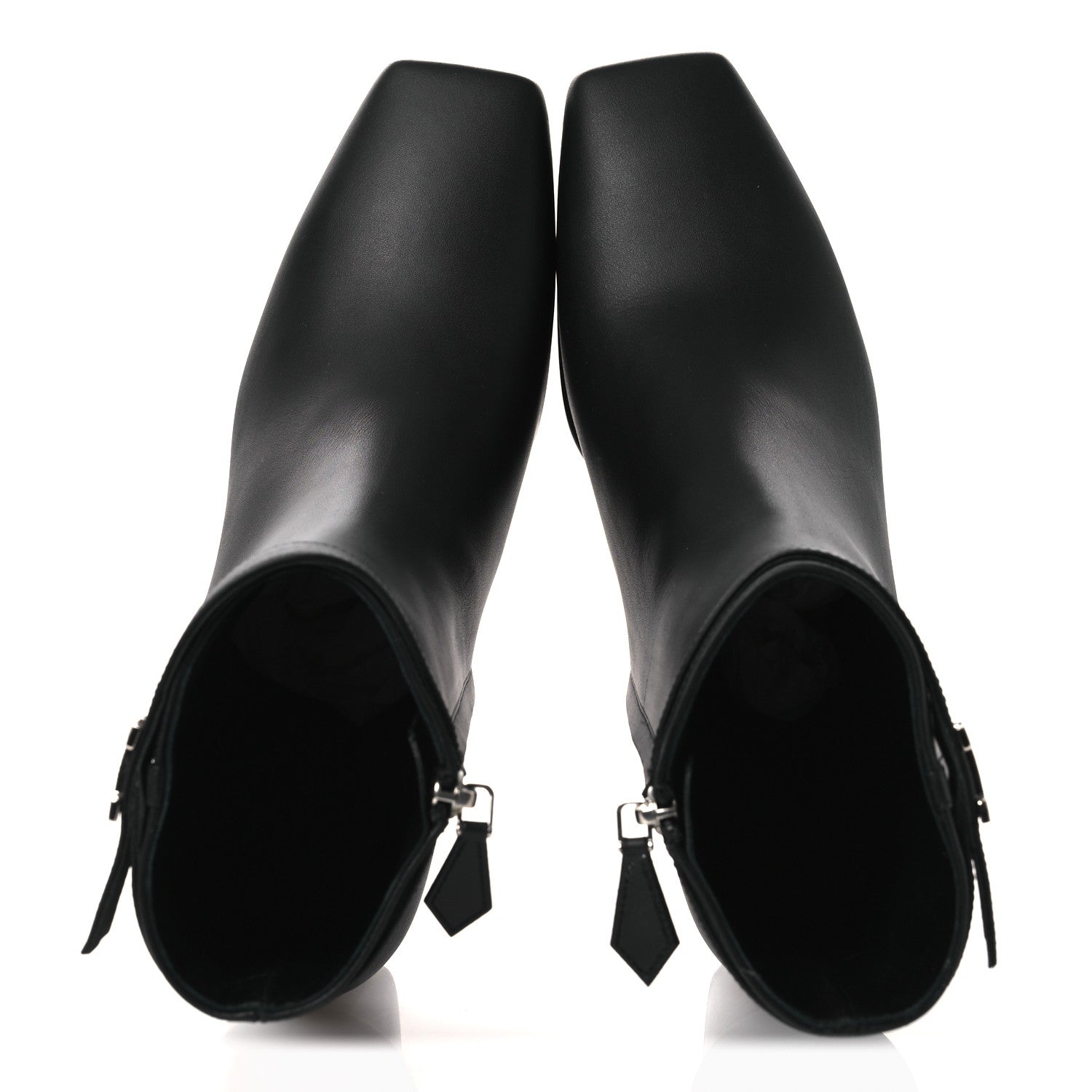 Calfskin Hommage Ankle Boots 37.5 Black