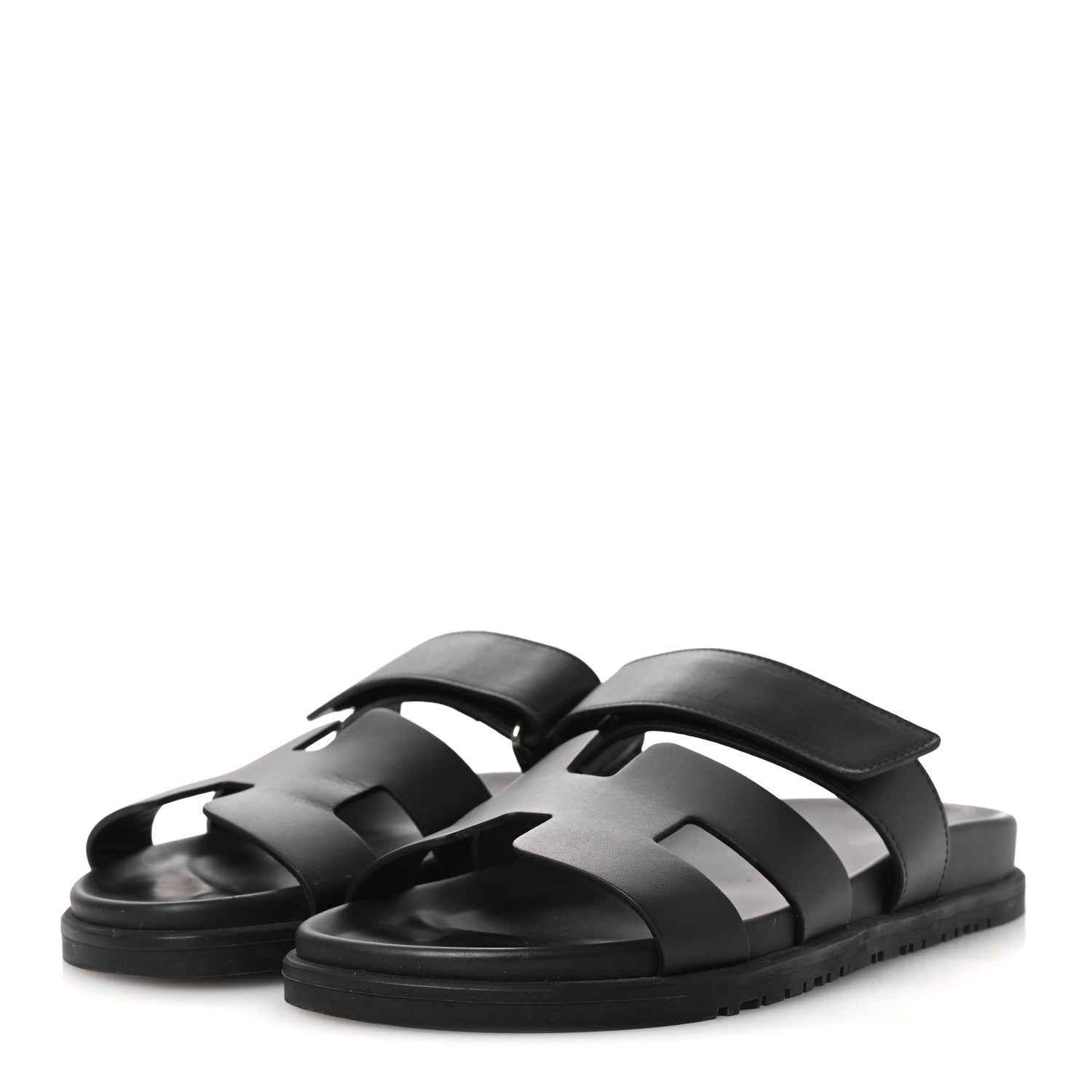 Calfskin Womens Chypre Sandals 38 Black