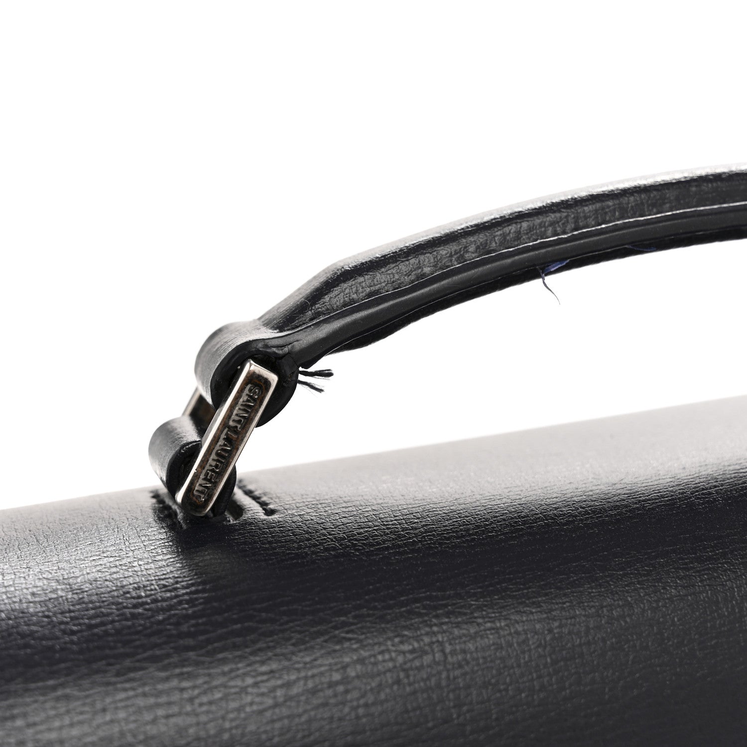 Calfskin Medium Bellechasse Satchel Deep Marine
