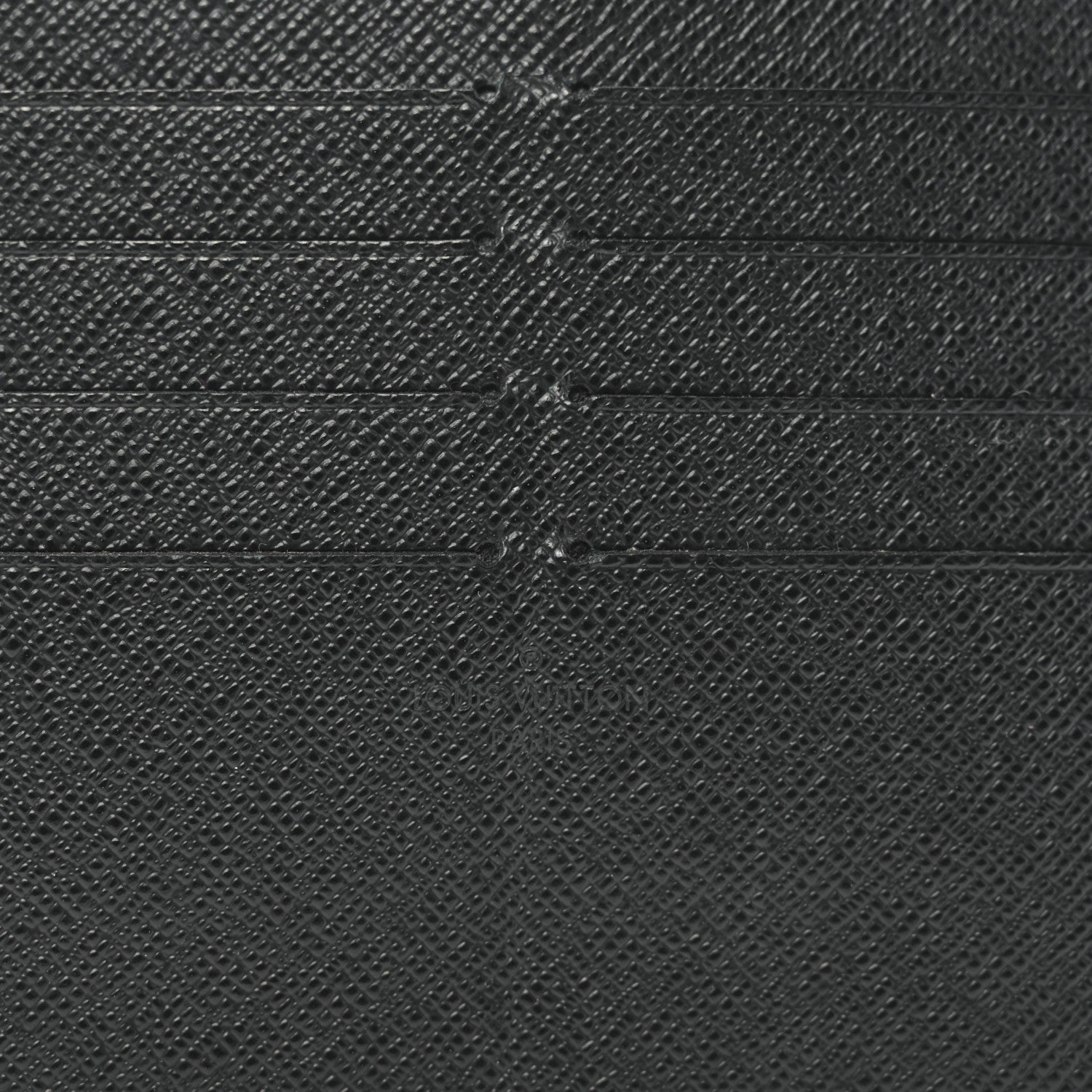 Calfskin Felicie Chain Wallet Card Holder Insert Black