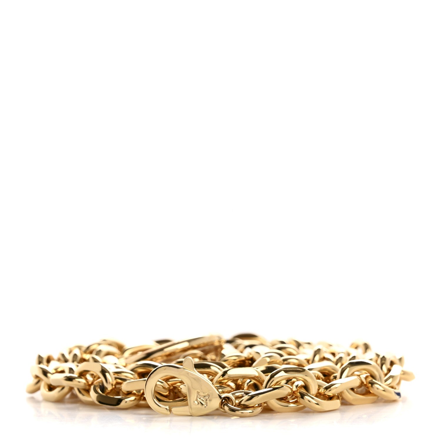 Metal Pochette Coussin Chain Strap Gold