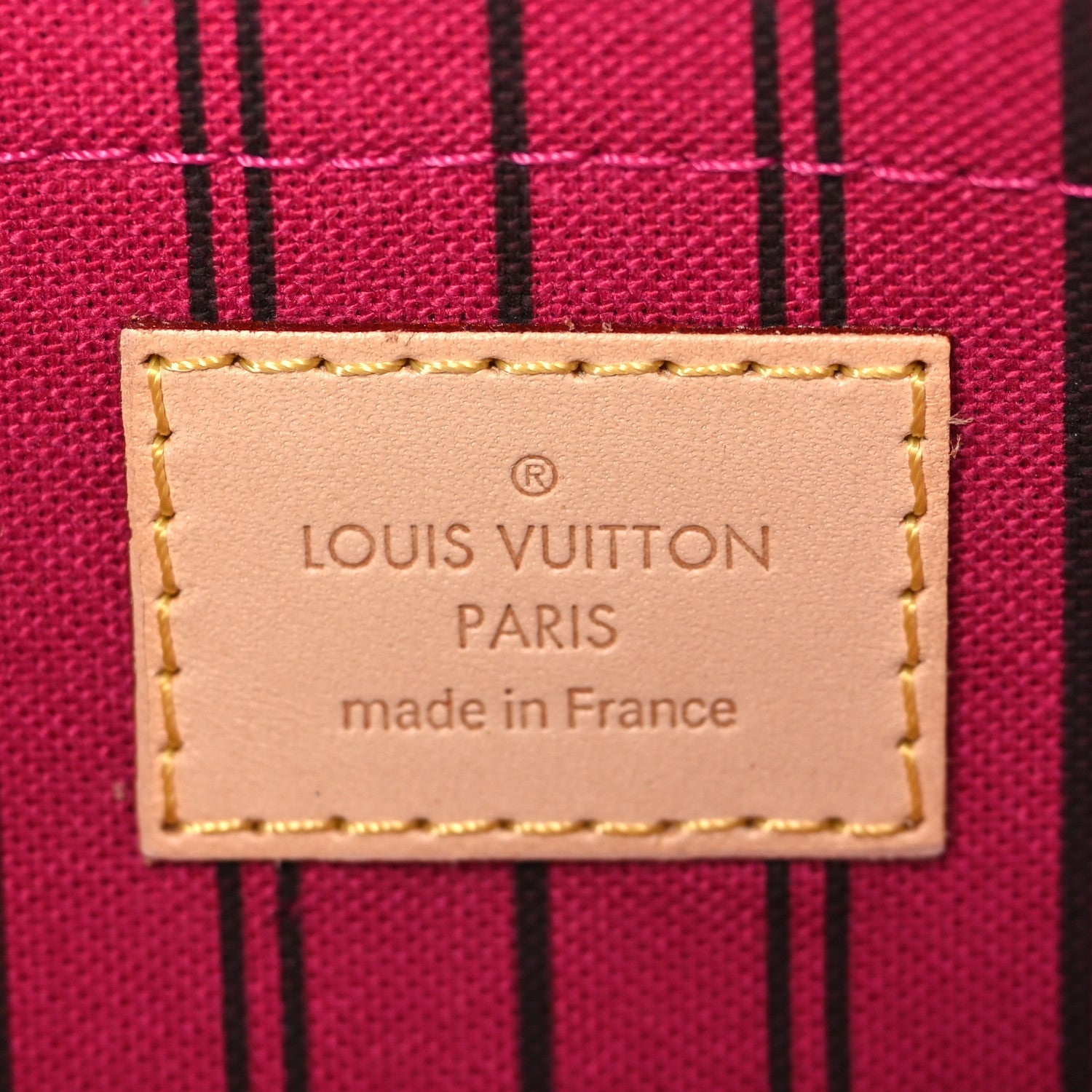 Monogram Neverfull MM GM Pochette Pivoine