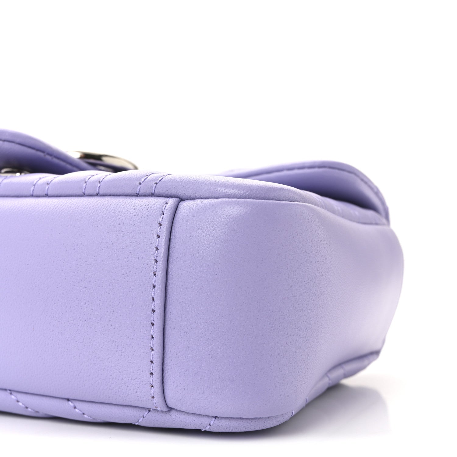 Lambskin Matelasse Small GG Marmont Shoulder Bag Lapis