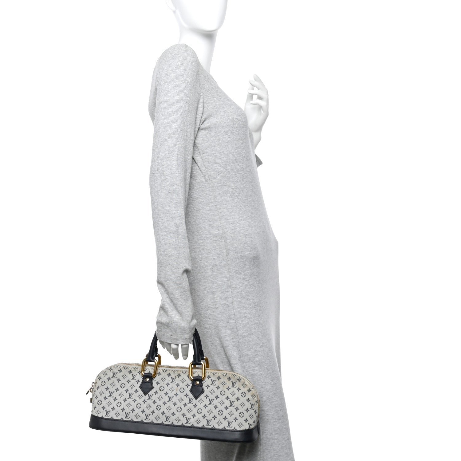 Mini Monogram Alma Long Blue