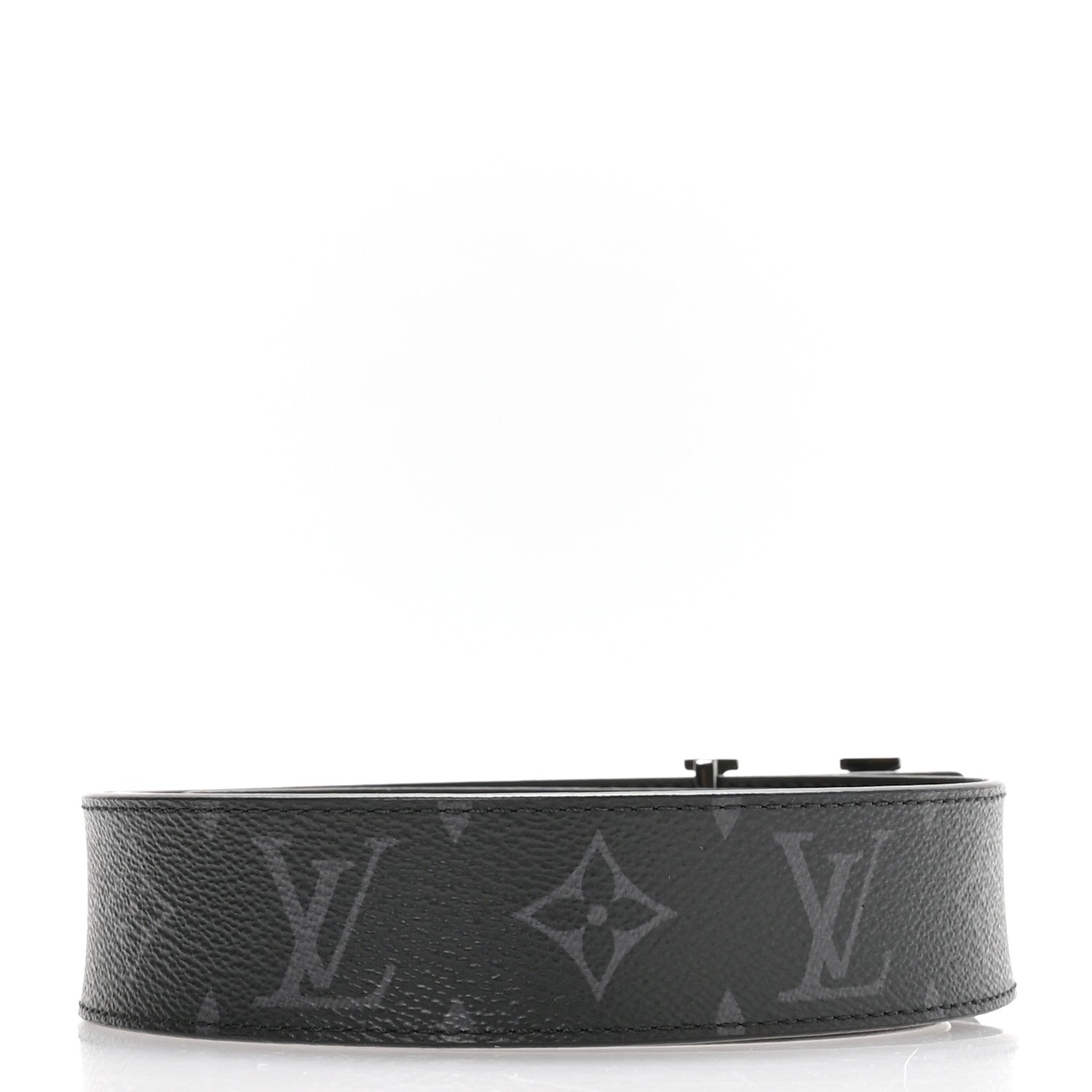 Calfskin Monogram Eclipse 35mm LV Initiales Reversible Belt 85 34