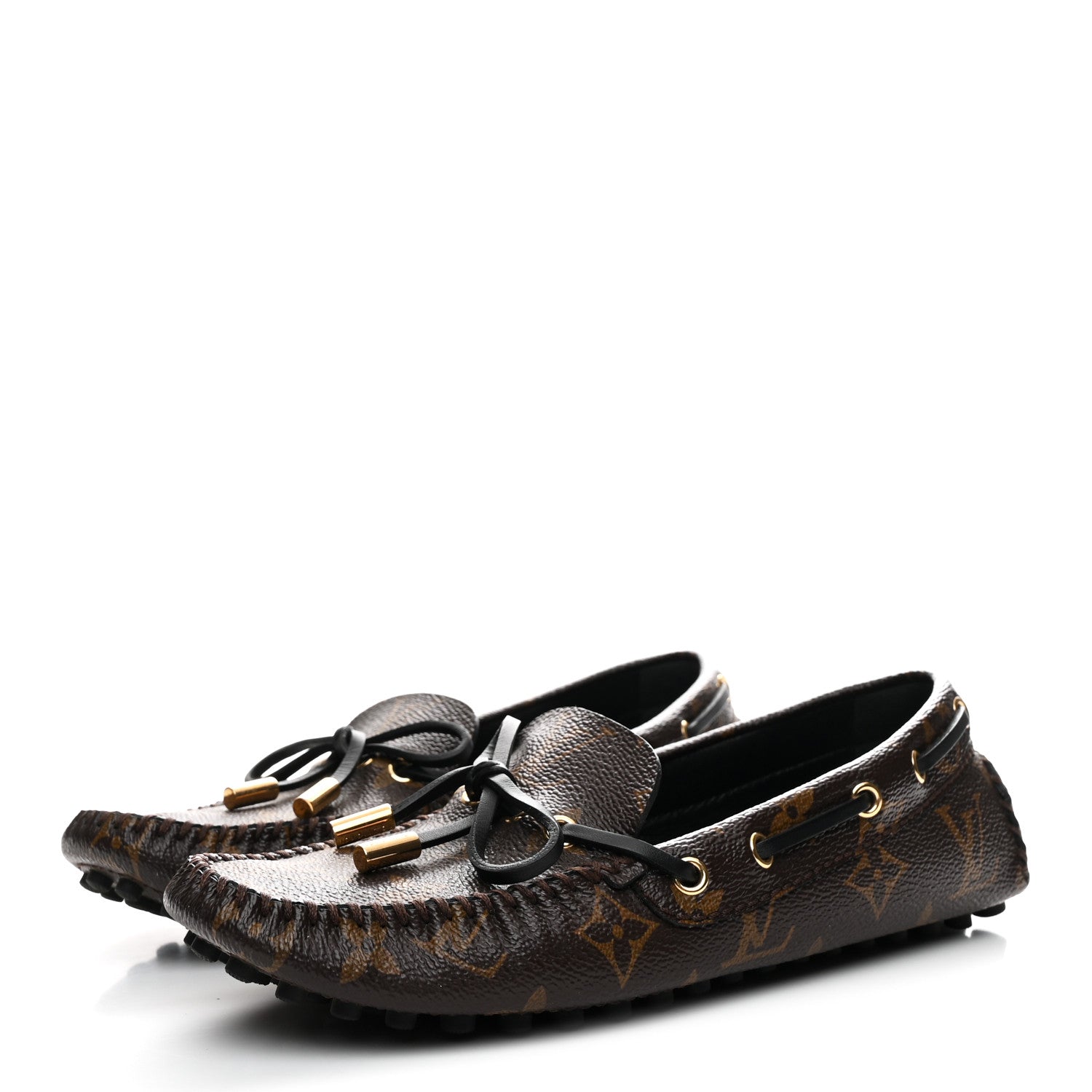Patent Monogram Gloria Loafers 35