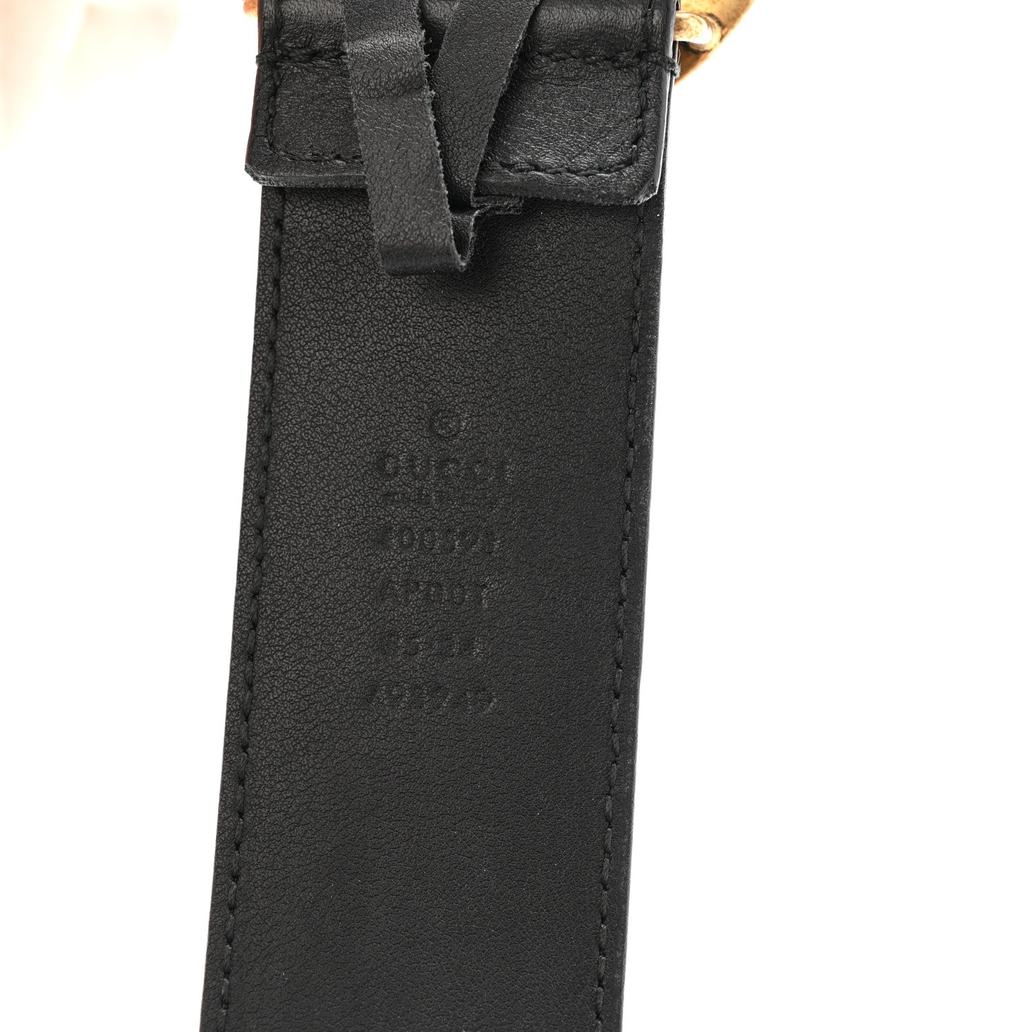 Calfskin Double G 40mm Belt 85 34 Black