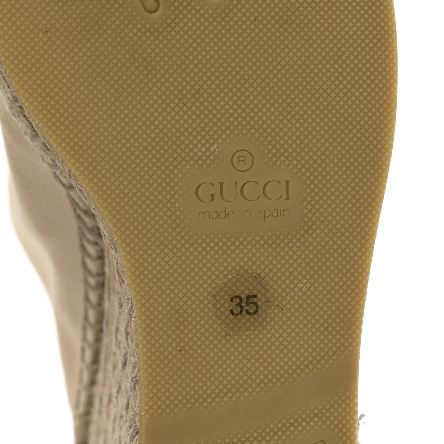 Canvas Logo Espadrille Wedge Sneakers 35 White