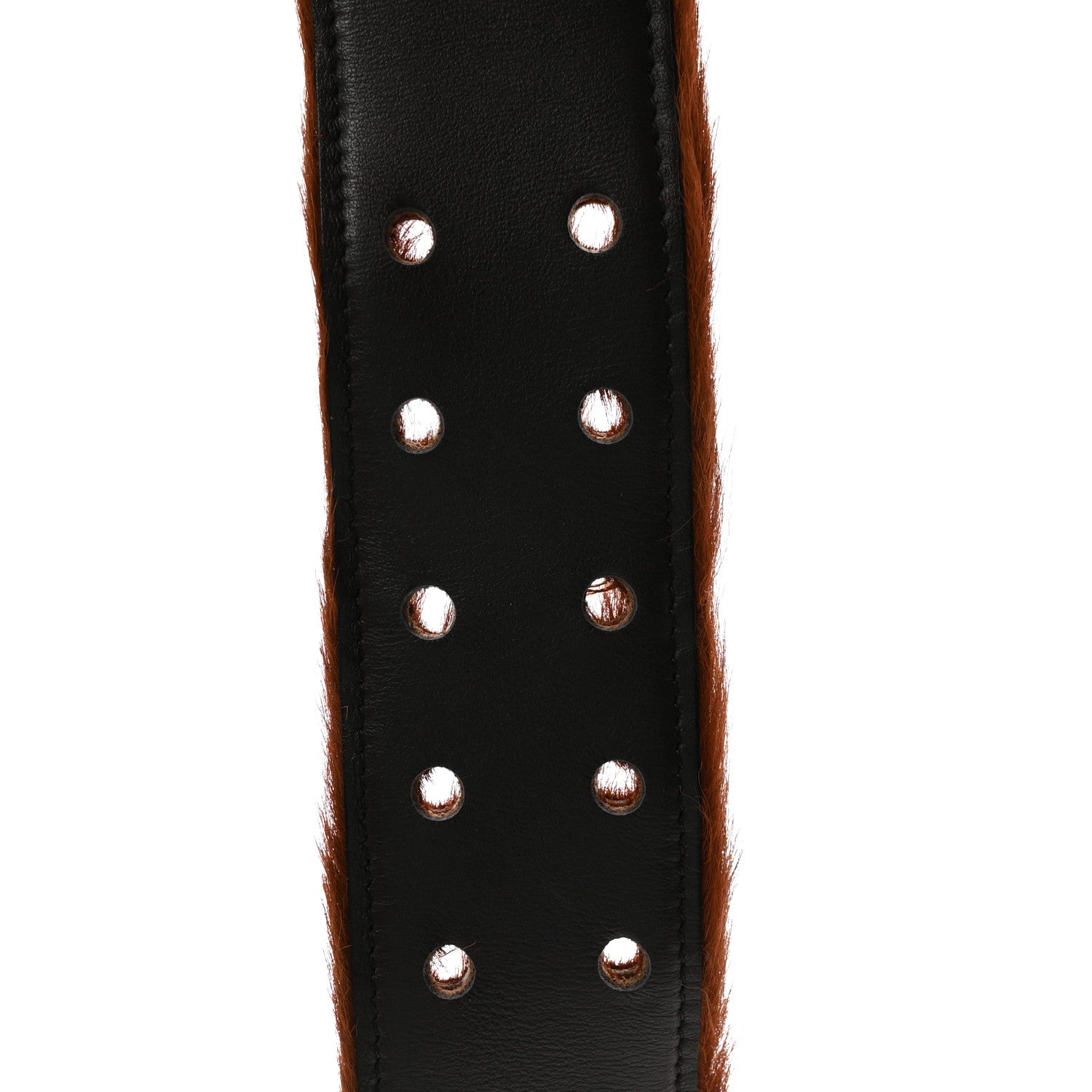 Cavallino Calf Hair Belt 75 30 Cognac