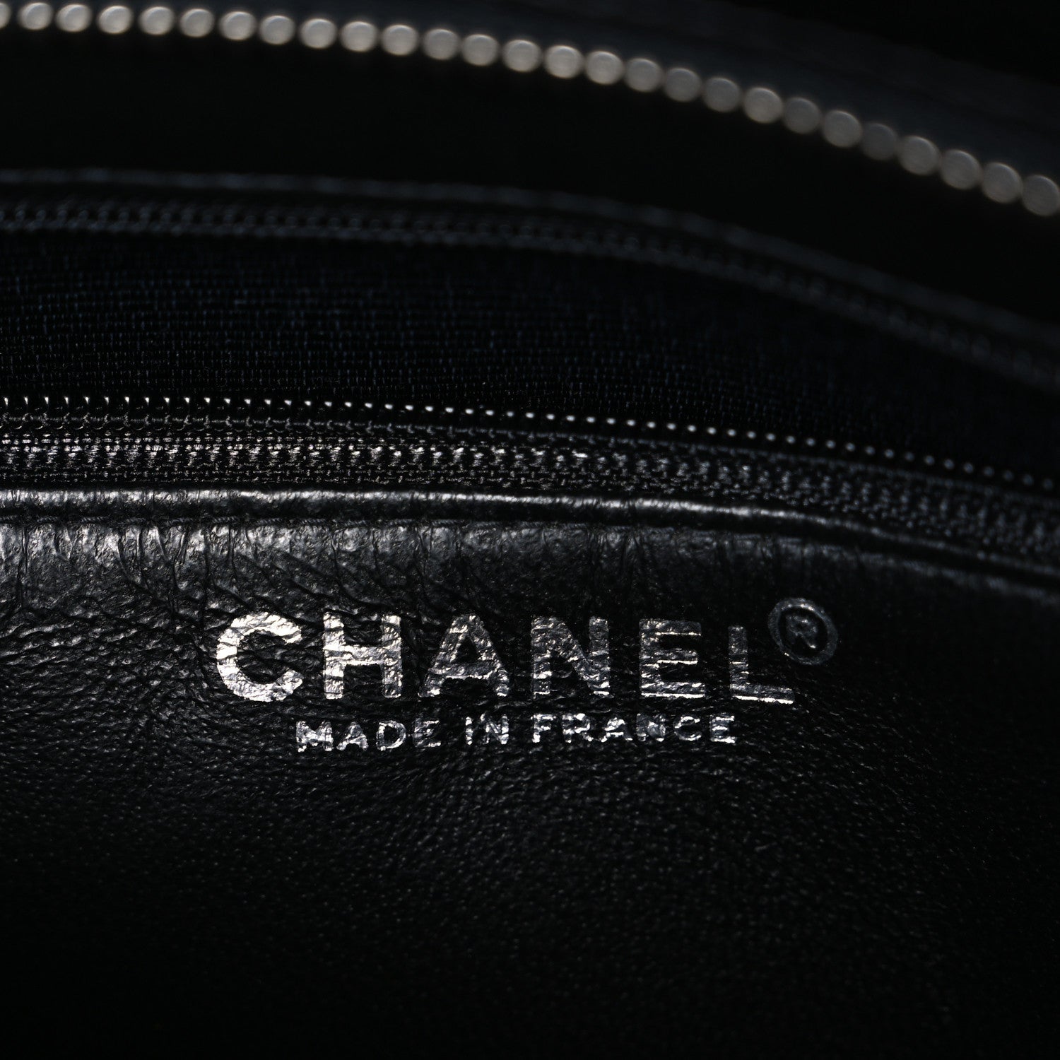 Caviar Quilted Medallion Tote Black