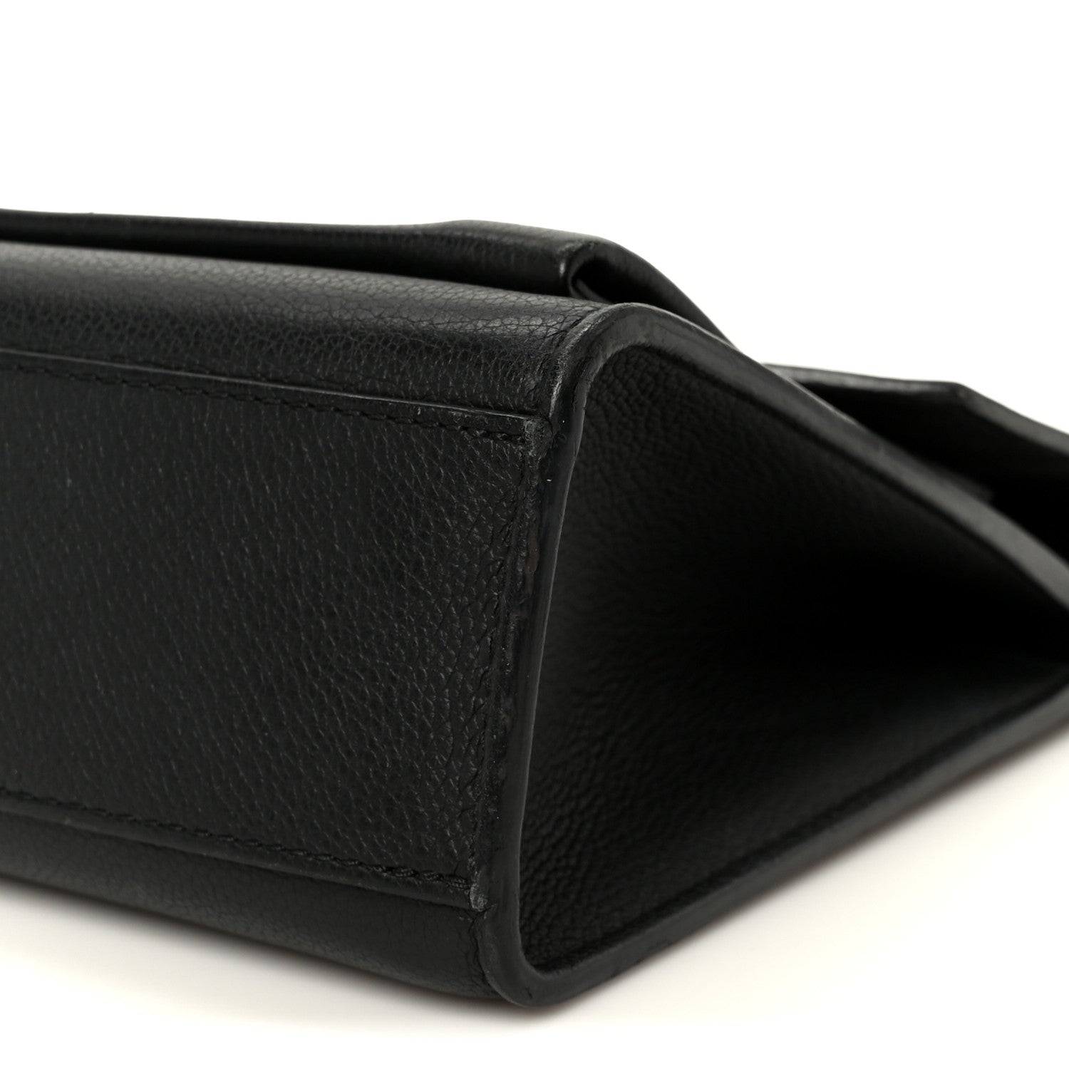 Soft Calfskin My Lockme Chain Bag BB Black