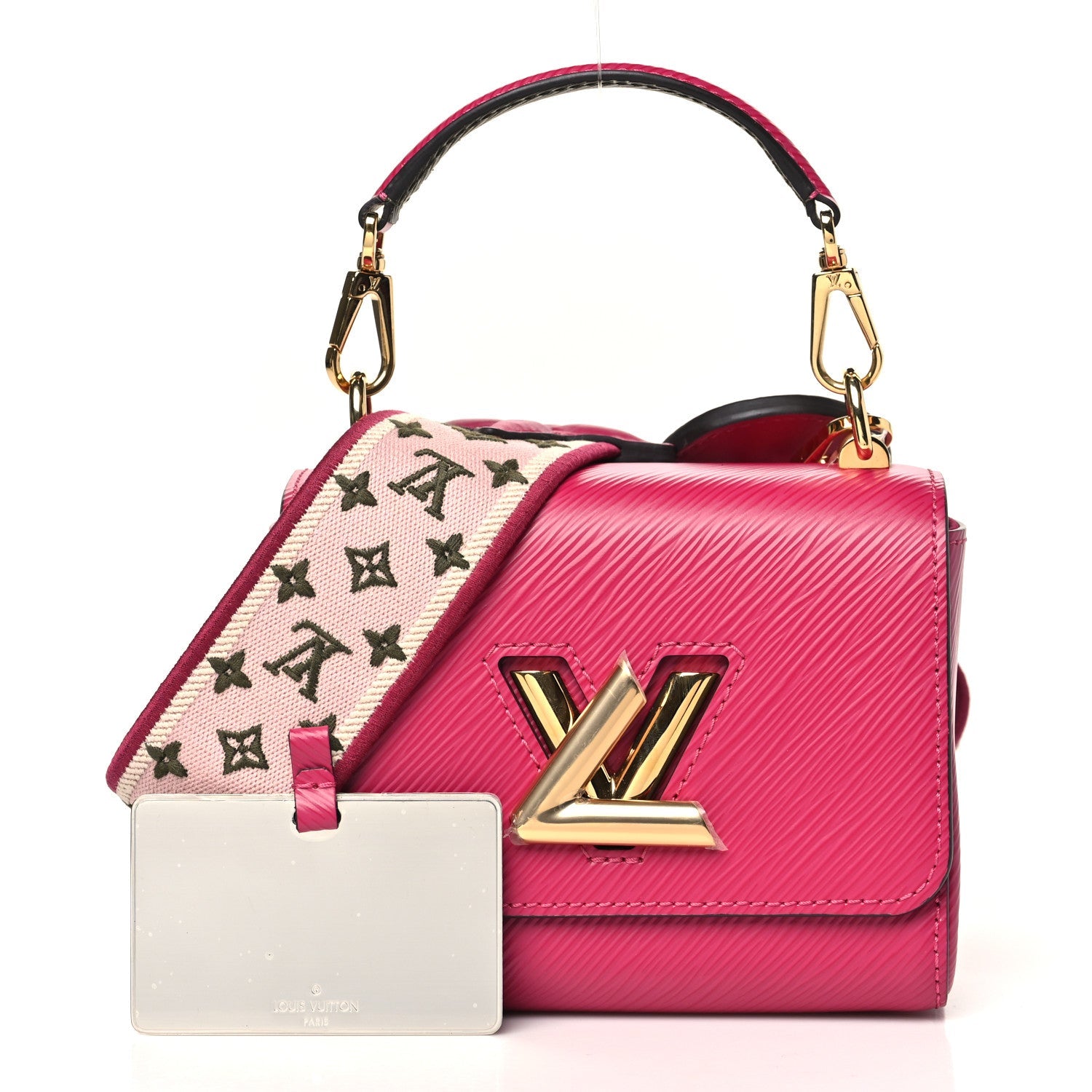 Epi Twist Shoulder Bag Mini Agathe Rose Pink