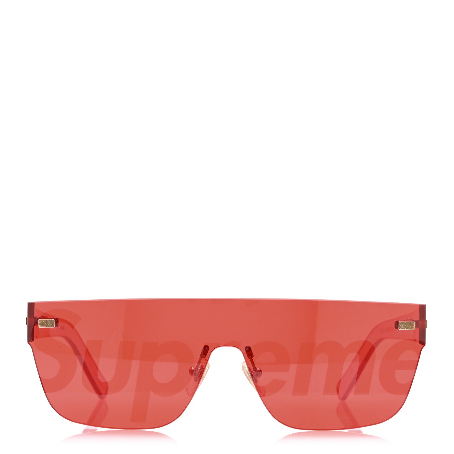 X SUPREME City Mask Sunglasses Coquelicot