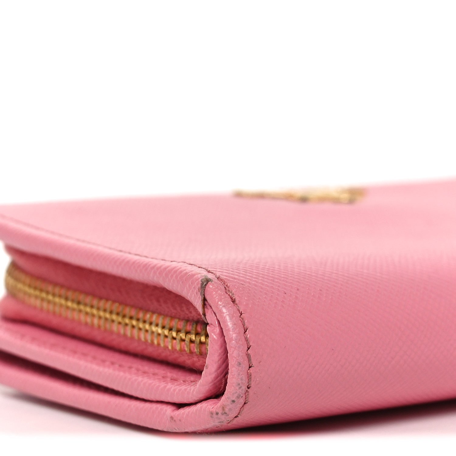 Saffiano Metal Compact Wallet Peonia Petalo
