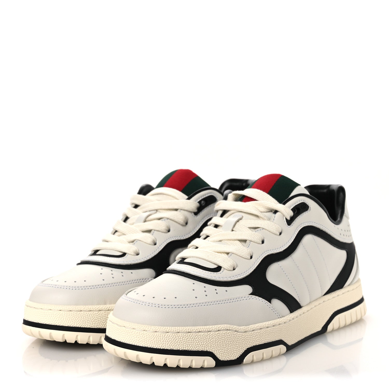 Sparrow Calfskin Mens Re-Web Sneakers 8 Green White Black