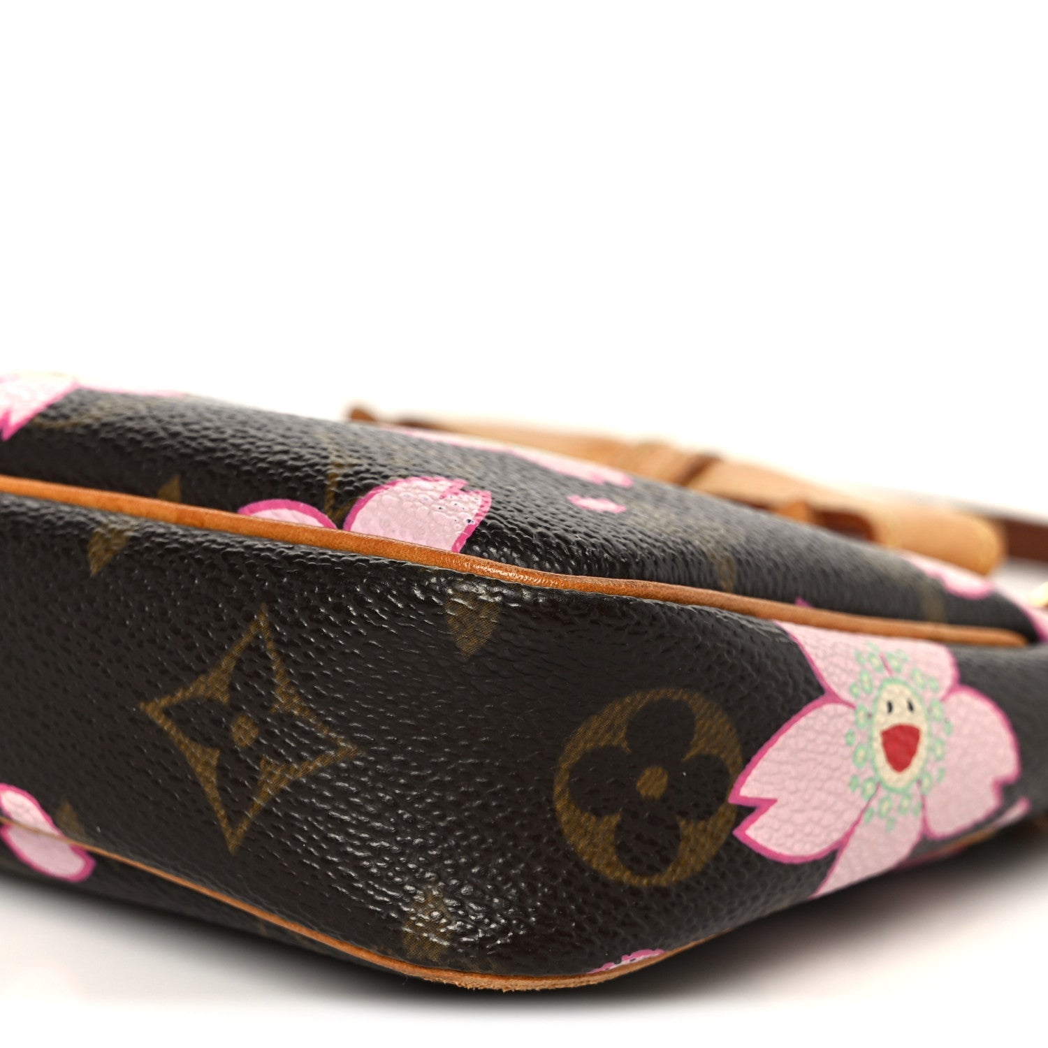 Monogram Cherry Blossom Pochette Accessories Brown