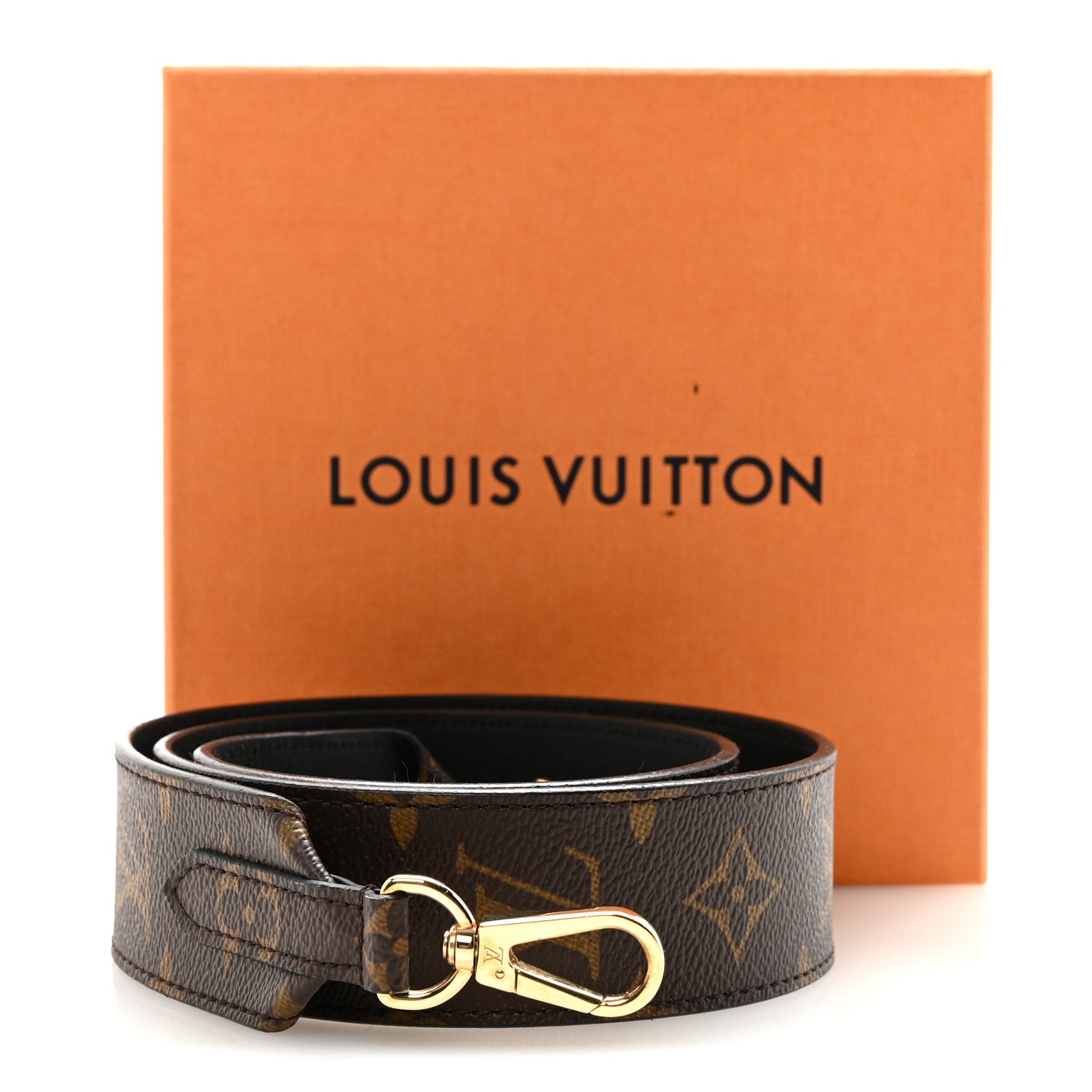 Monogram Bandouliere Shoulder Strap Black