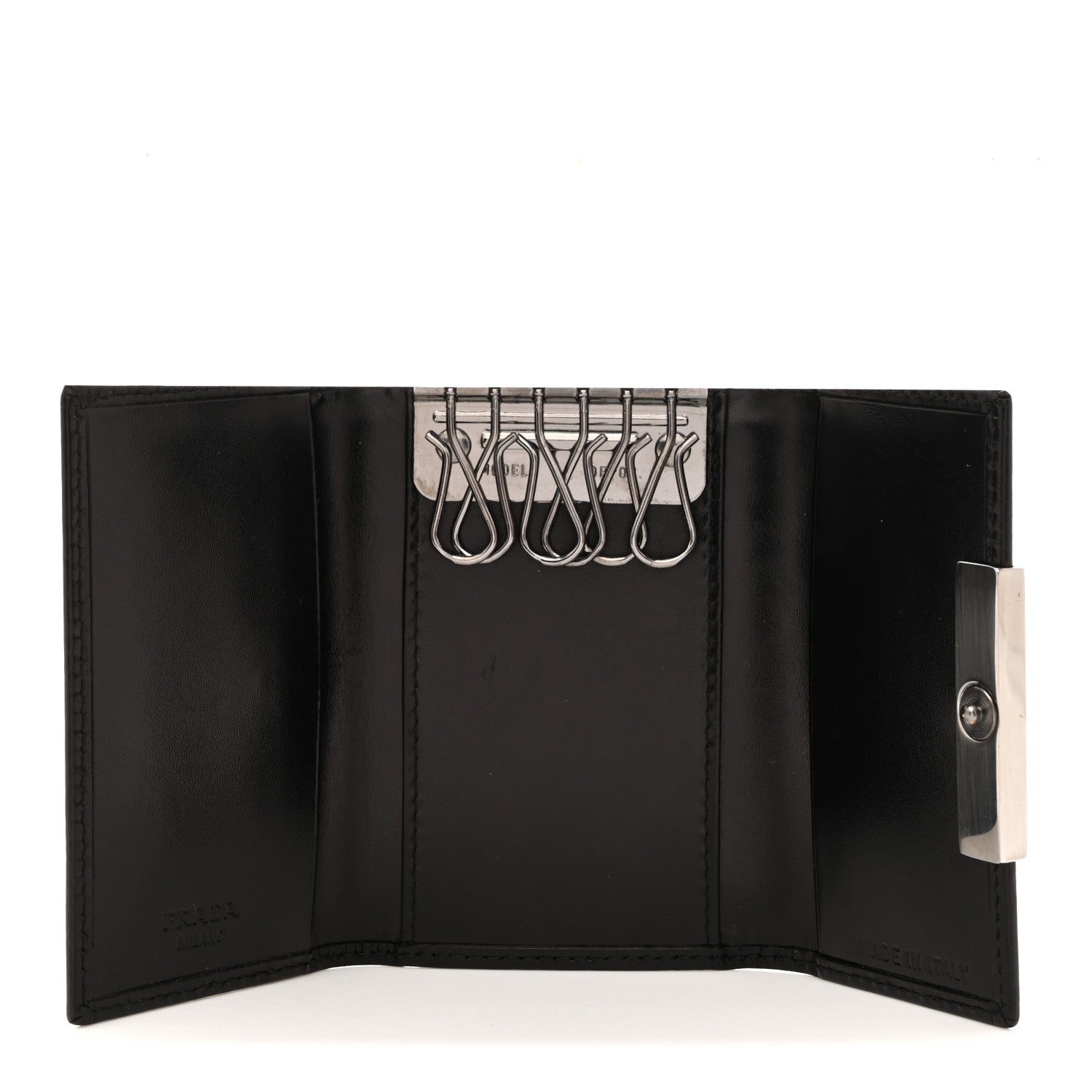 Vitello 6 Key Holder Black