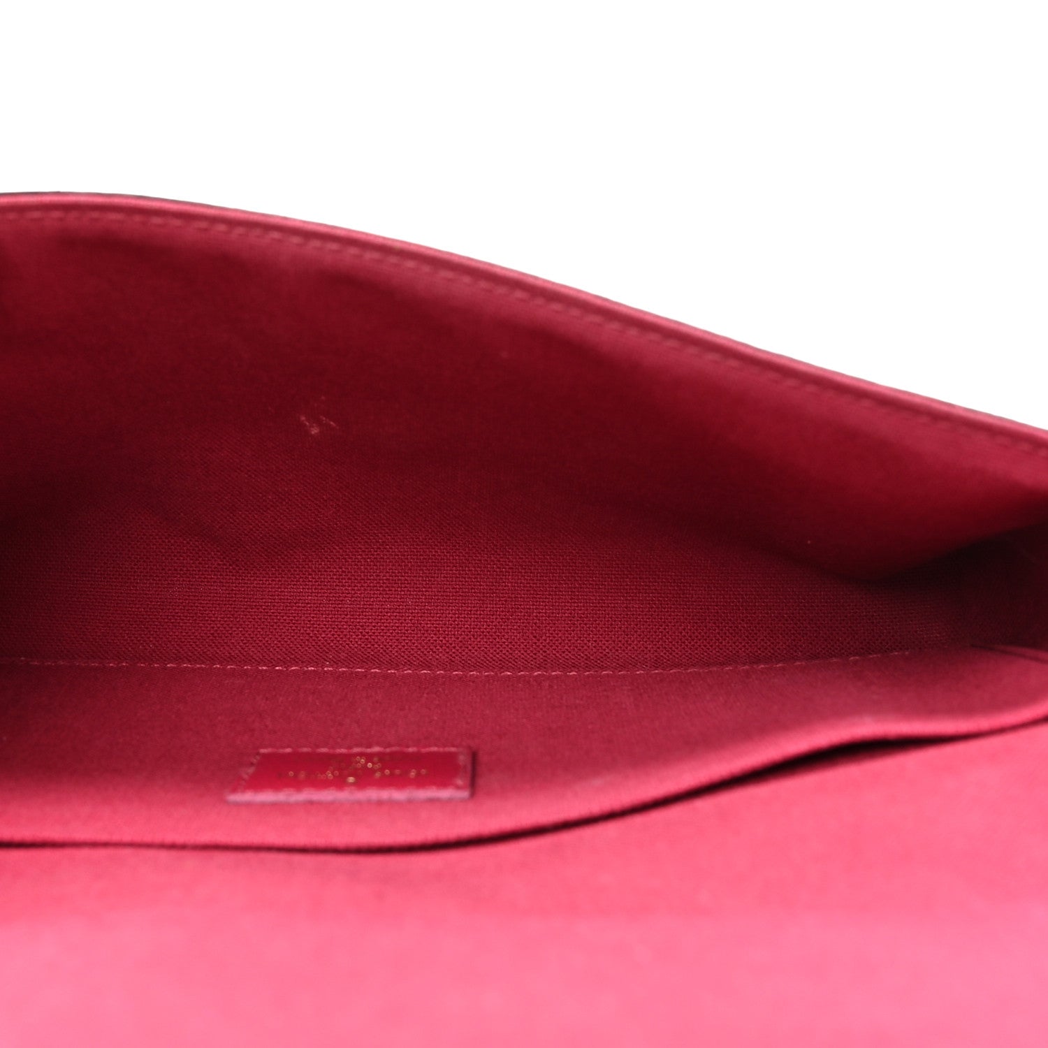 Monogram Pochette Felicie Chain Wallet Fuchsia
