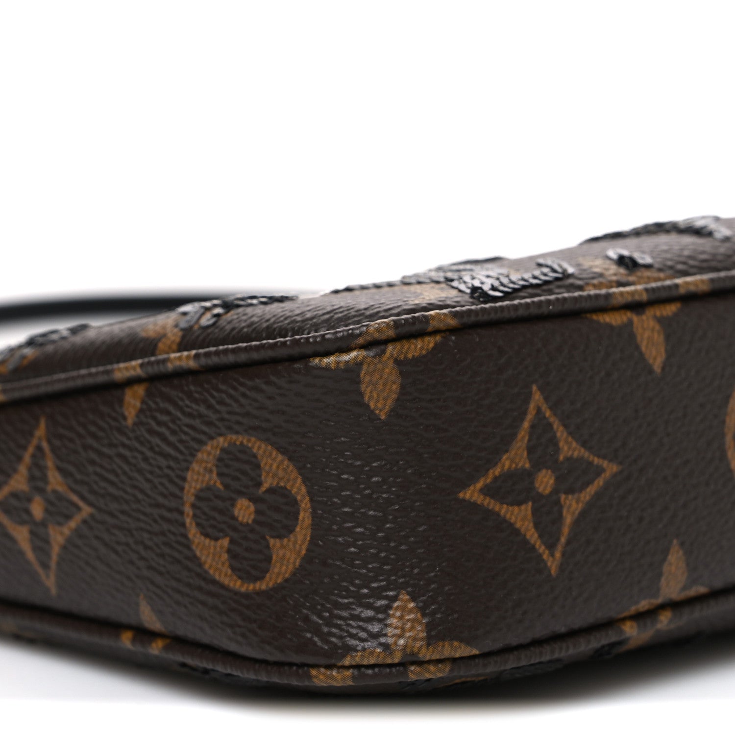 Monogram Sequins Pochette Accessories Black